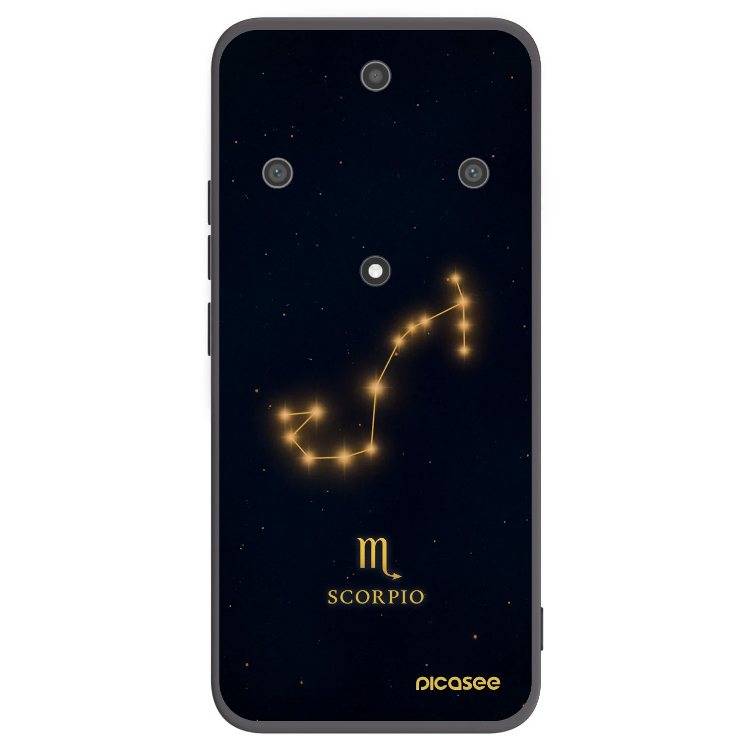 Picasee husă neagră din silicon pentru Honor Magic5 Lite 5G - SCORPIO