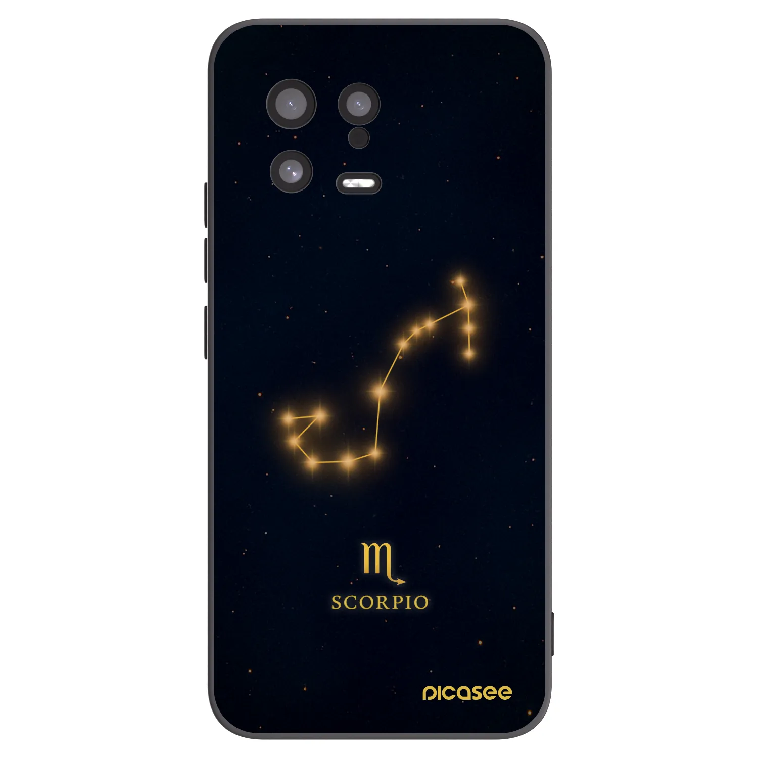 Picasee husă neagră din silicon pentru Xiaomi 13 - SCORPIO