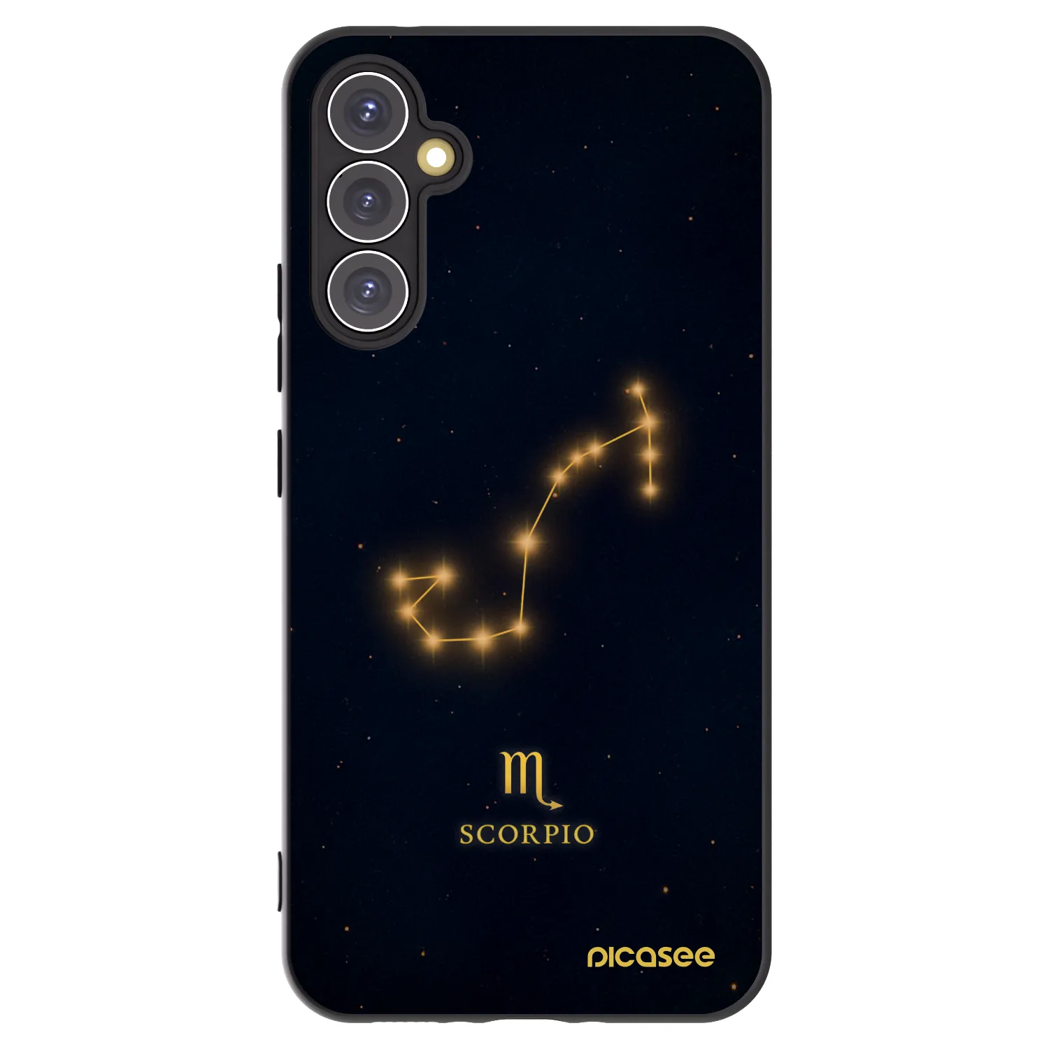 Picasee husă neagră din silicon pentru Samsung Galaxy A34 5G A346B - SCORPIO