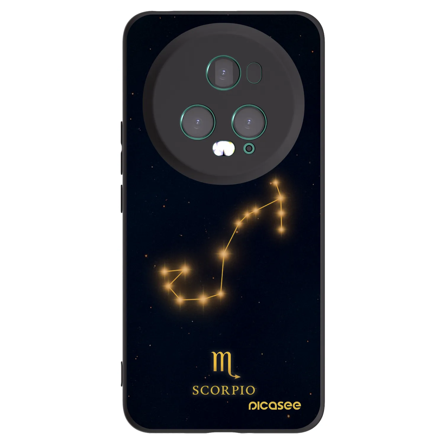 Picasee husă neagră din silicon pentru Honor Magic5 Pro - SCORPIO
