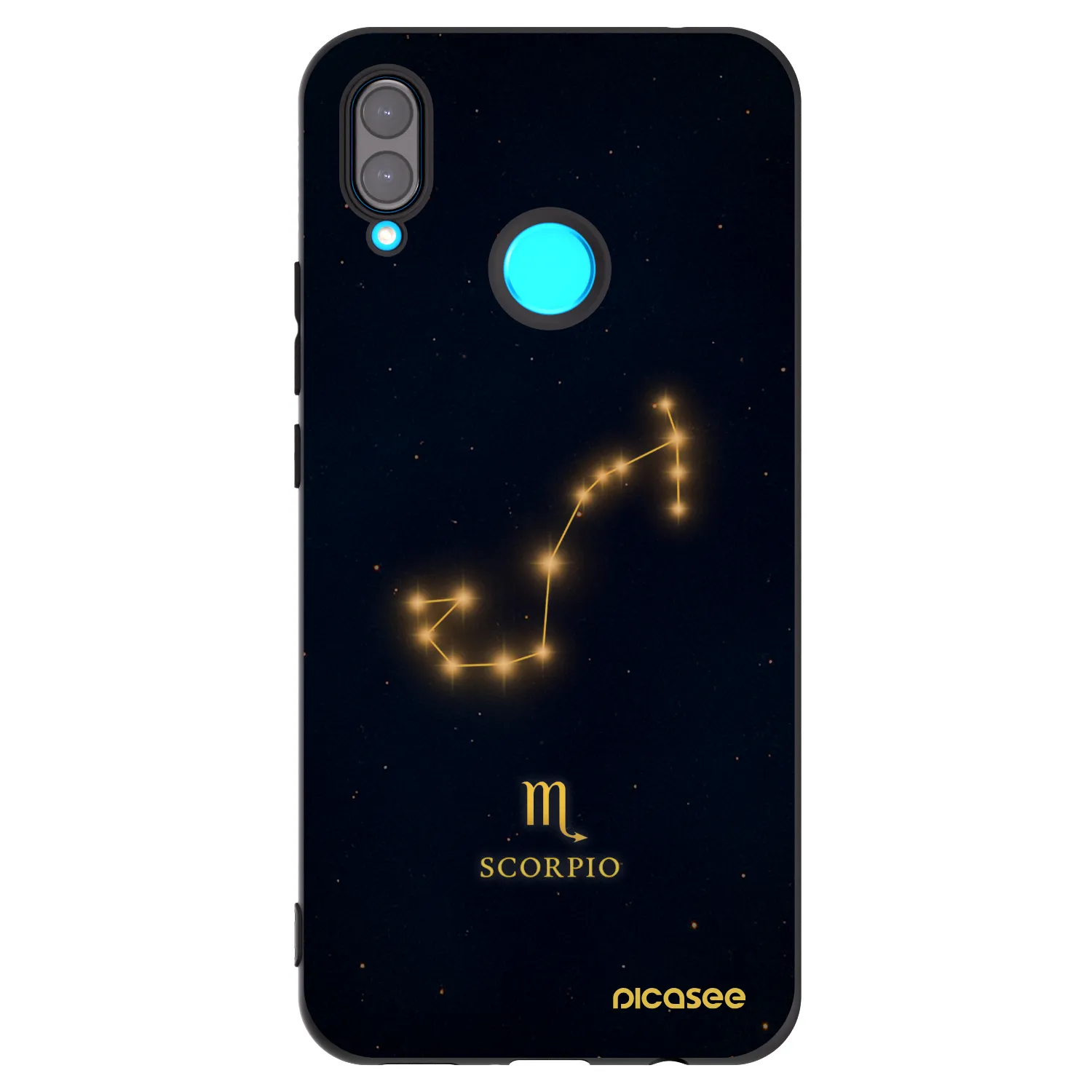 Picasee husă neagră din silicon pentru Huawei Nova 3i - SCORPIO