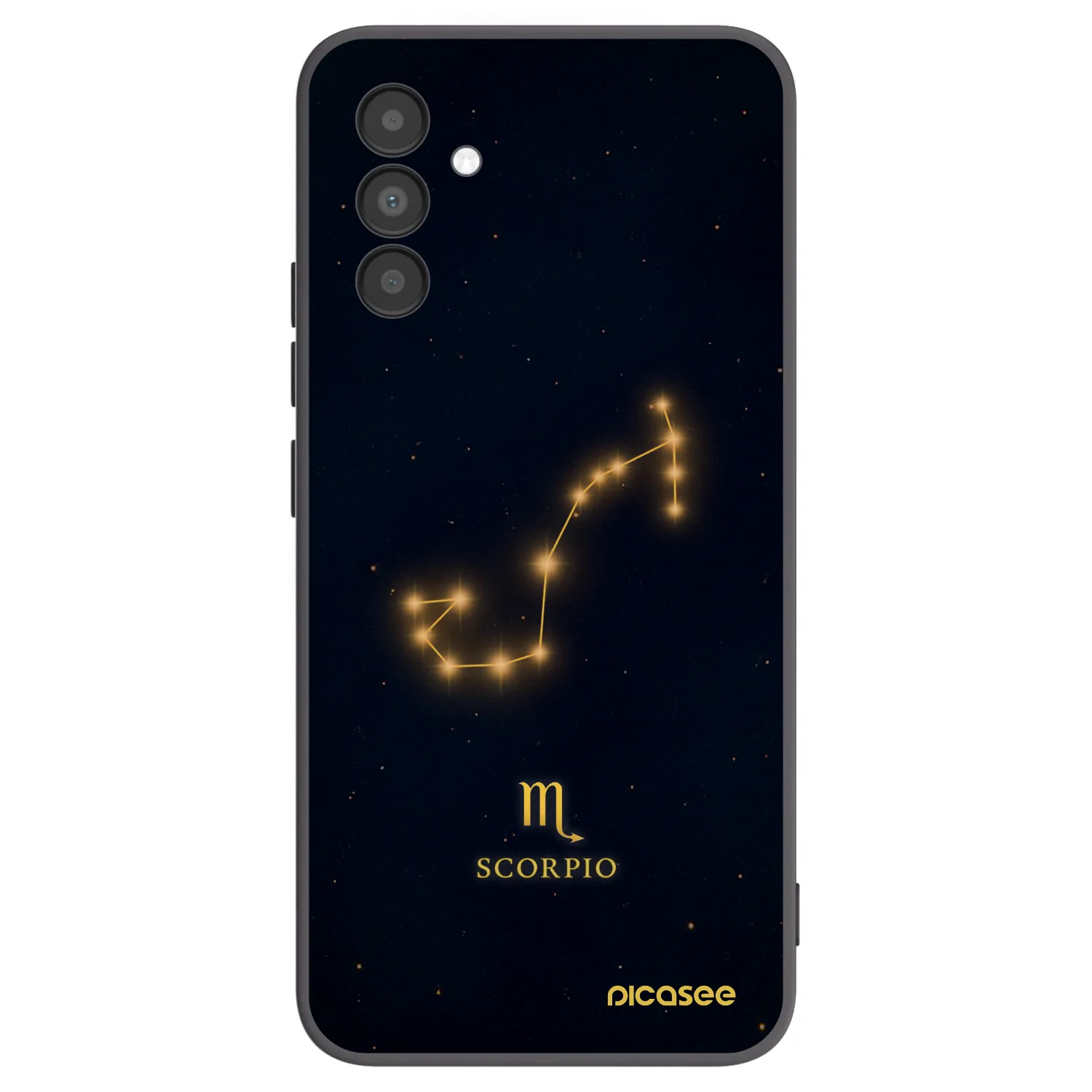 Picasee husă neagră din silicon pentru Samsung Galaxy A04s A047F - SCORPIO