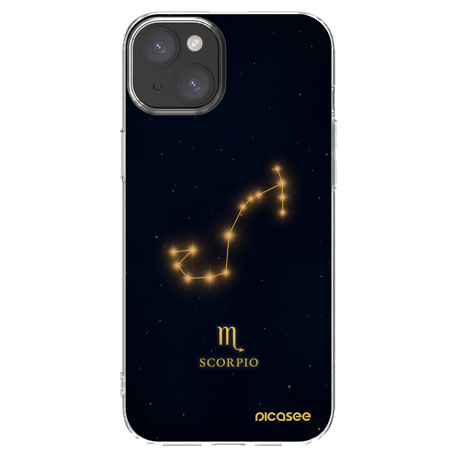 Picasee husă transparentă din silicon pentru Apple iPhone 15 Plus - SCORPIO