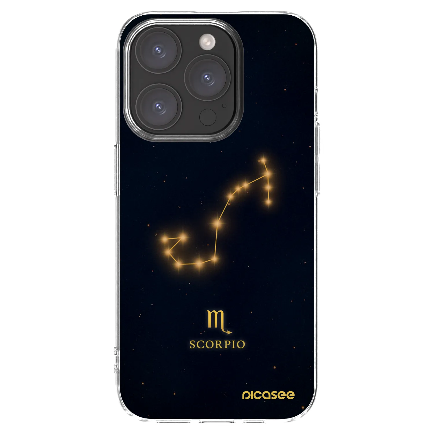 Picasee husă transparentă din silicon pentru Apple iPhone 15 Pro - SCORPIO