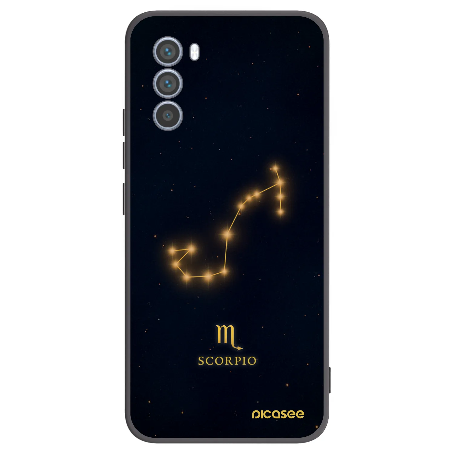 Picasee husă neagră din silicon pentru Motorola Moto G62 - SCORPIO
