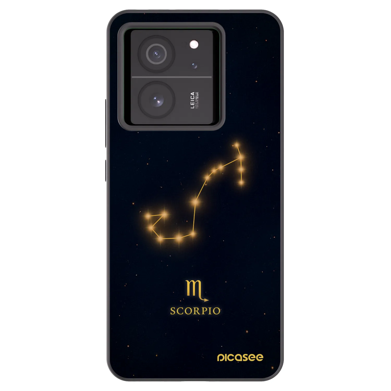 Picasee husă neagră din silicon pentru Xiaomi 13T - SCORPIO