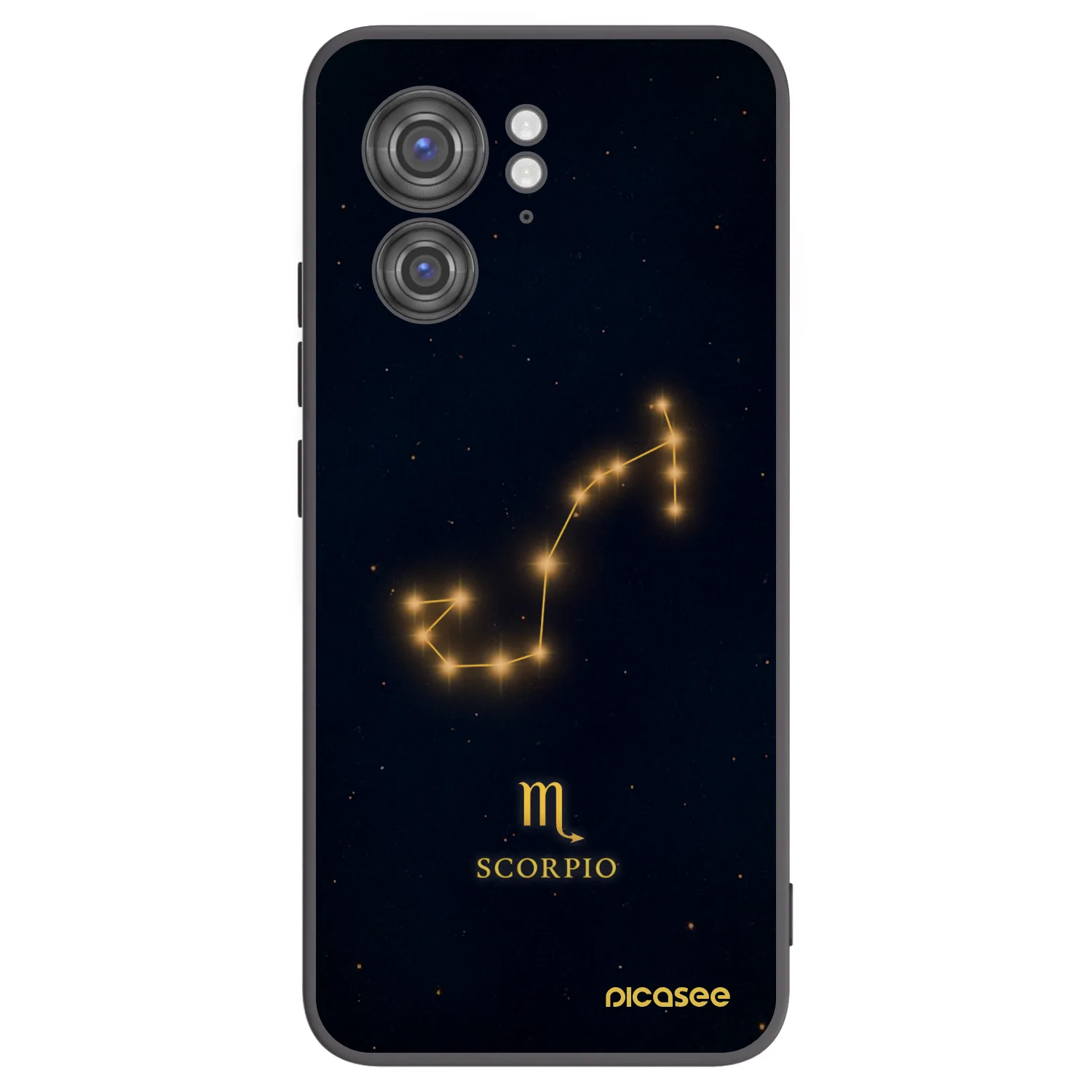 Picasee husă neagră din silicon pentru Motorola Edge 40 - SCORPIO