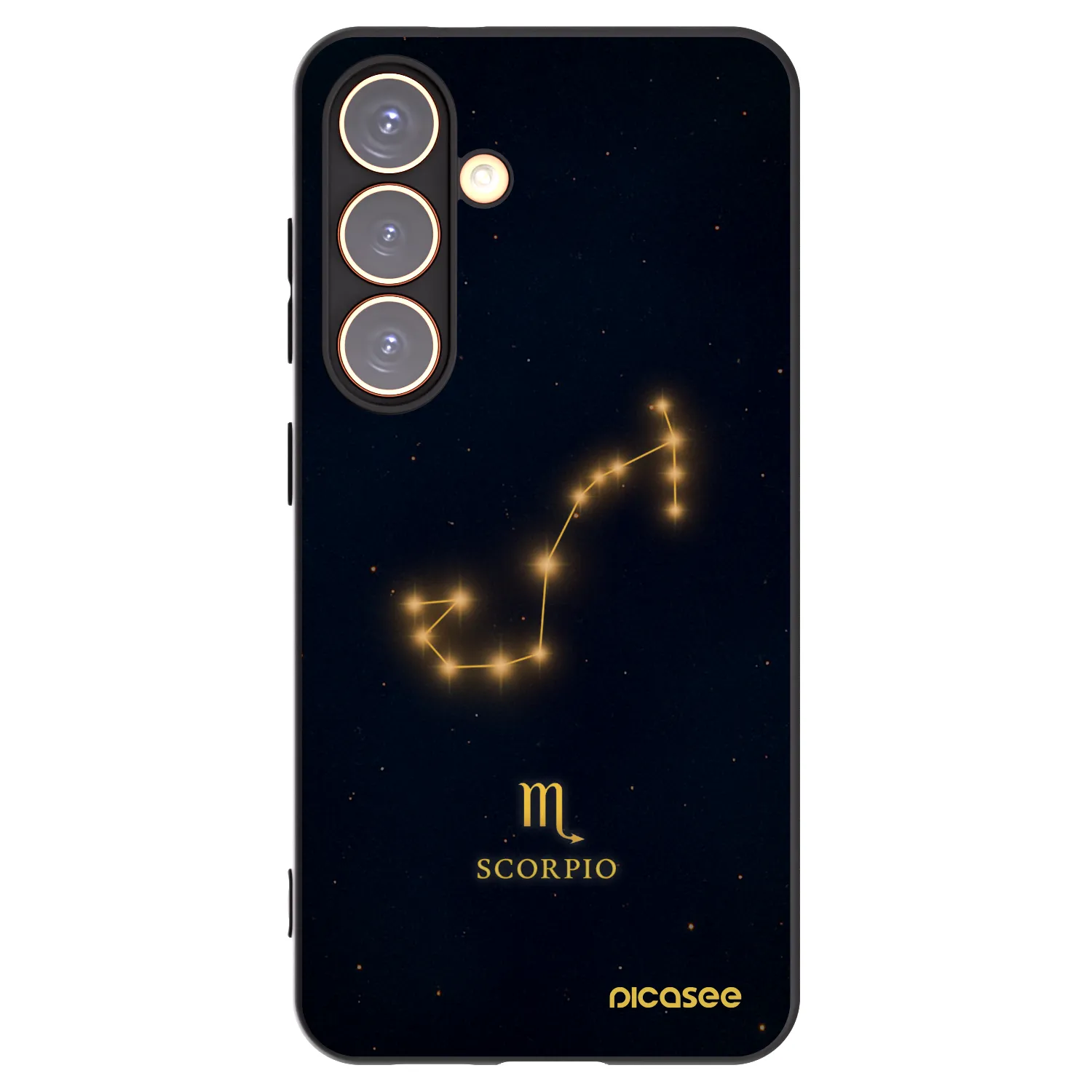 Picasee husă neagră din silicon pentru Samsung Galaxy S24 S921B 5G - SCORPIO