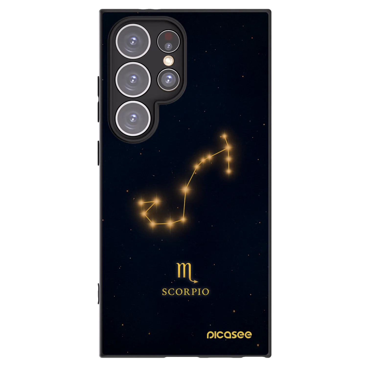 Picasee husă neagră din silicon pentru Samsung Galaxy S24 Ultra S928B 5G - SCORPIO