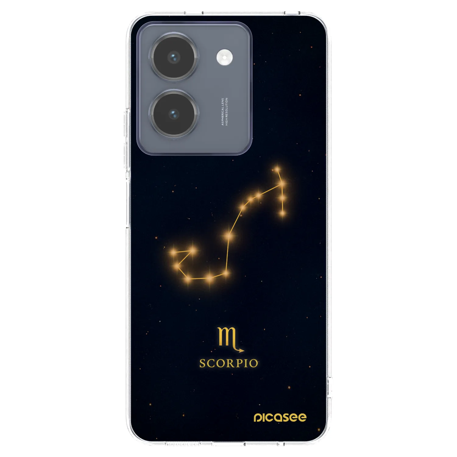 Picasee husă transparentă din silicon pentru Vivo Y36 4G - SCORPIO