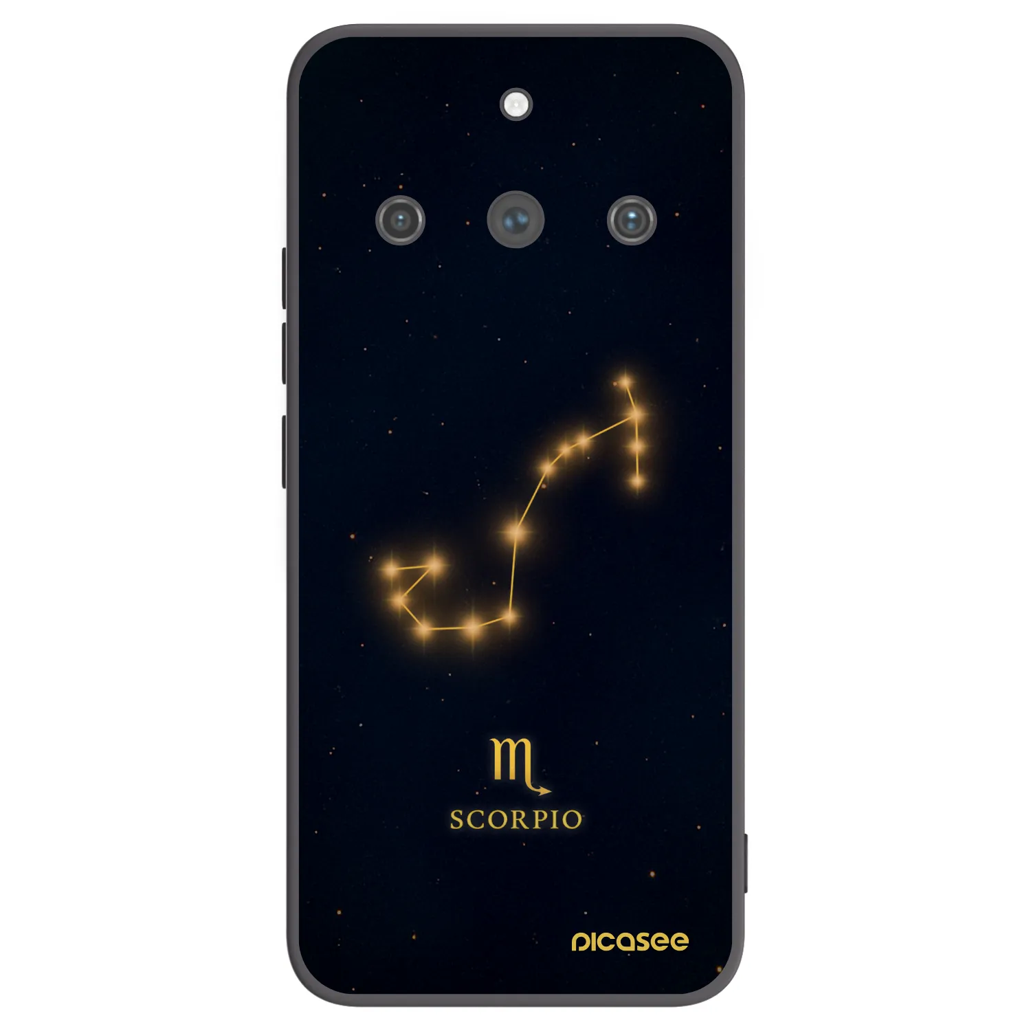 Picasee husă neagră din silicon pentru Realme 11 Pro+ - SCORPIO