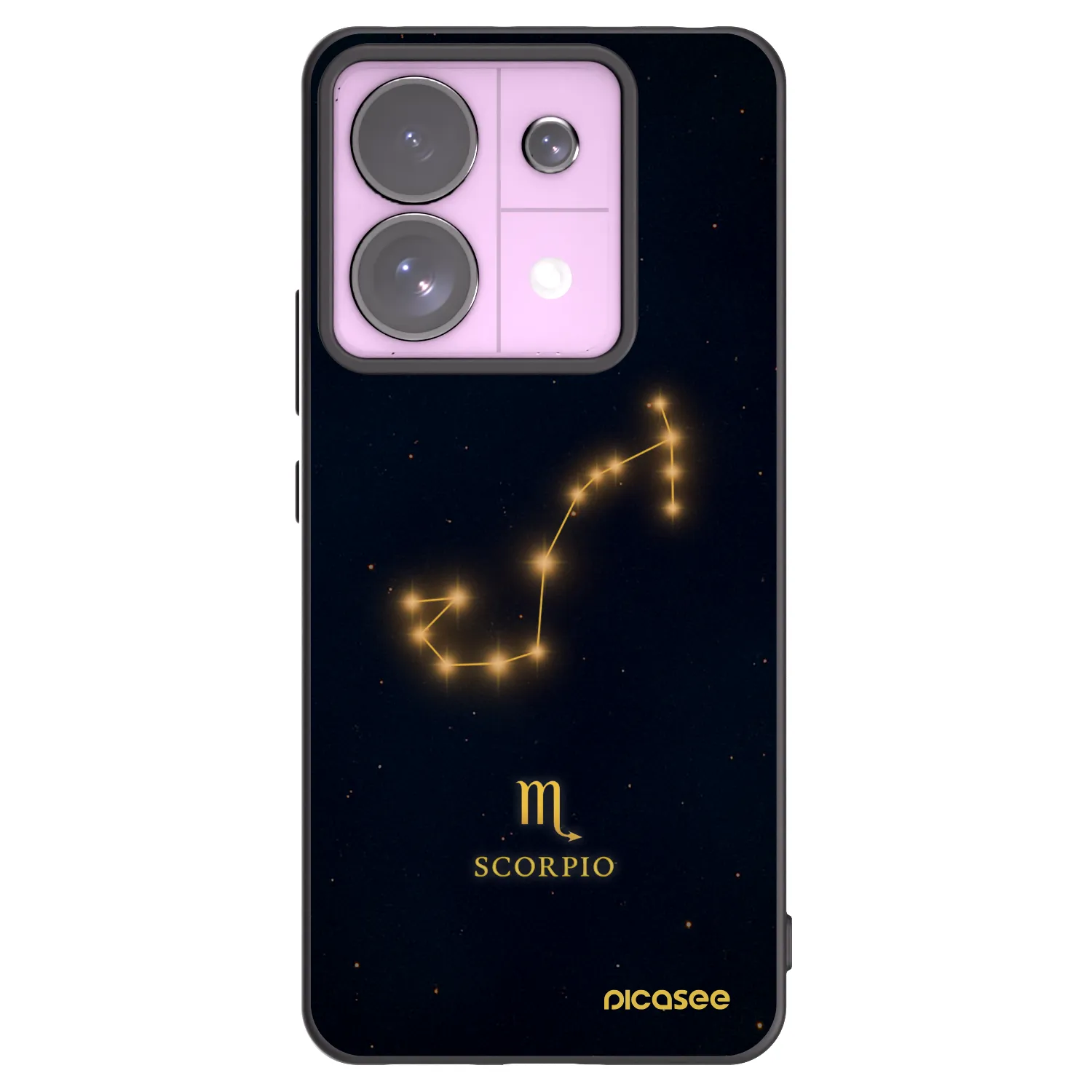 Picasee husă neagră din silicon pentru Xiaomi Redmi Note 13 Pro 5G - SCORPIO