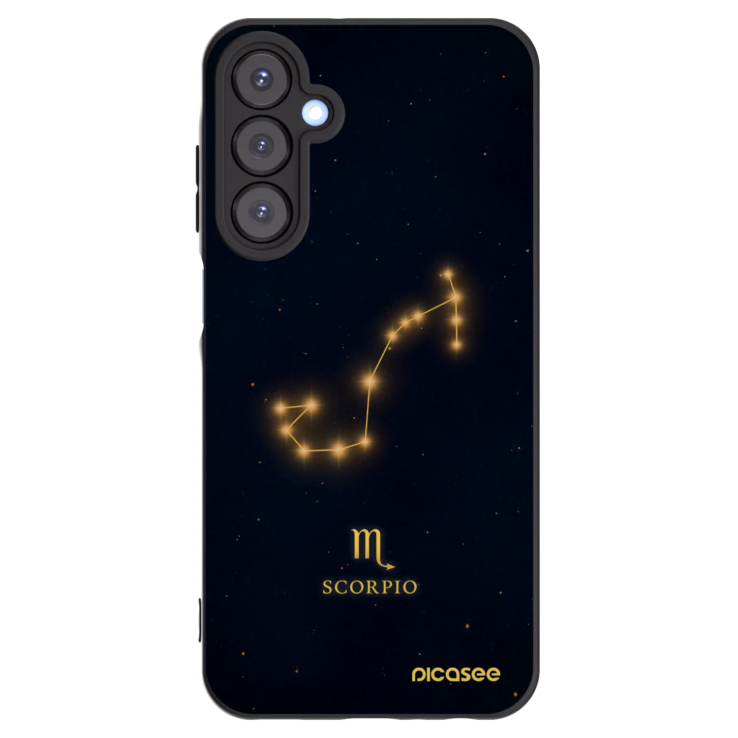 Picasee husă neagră din silicon pentru Samsung Galaxy A25 A256B 5G - SCORPIO