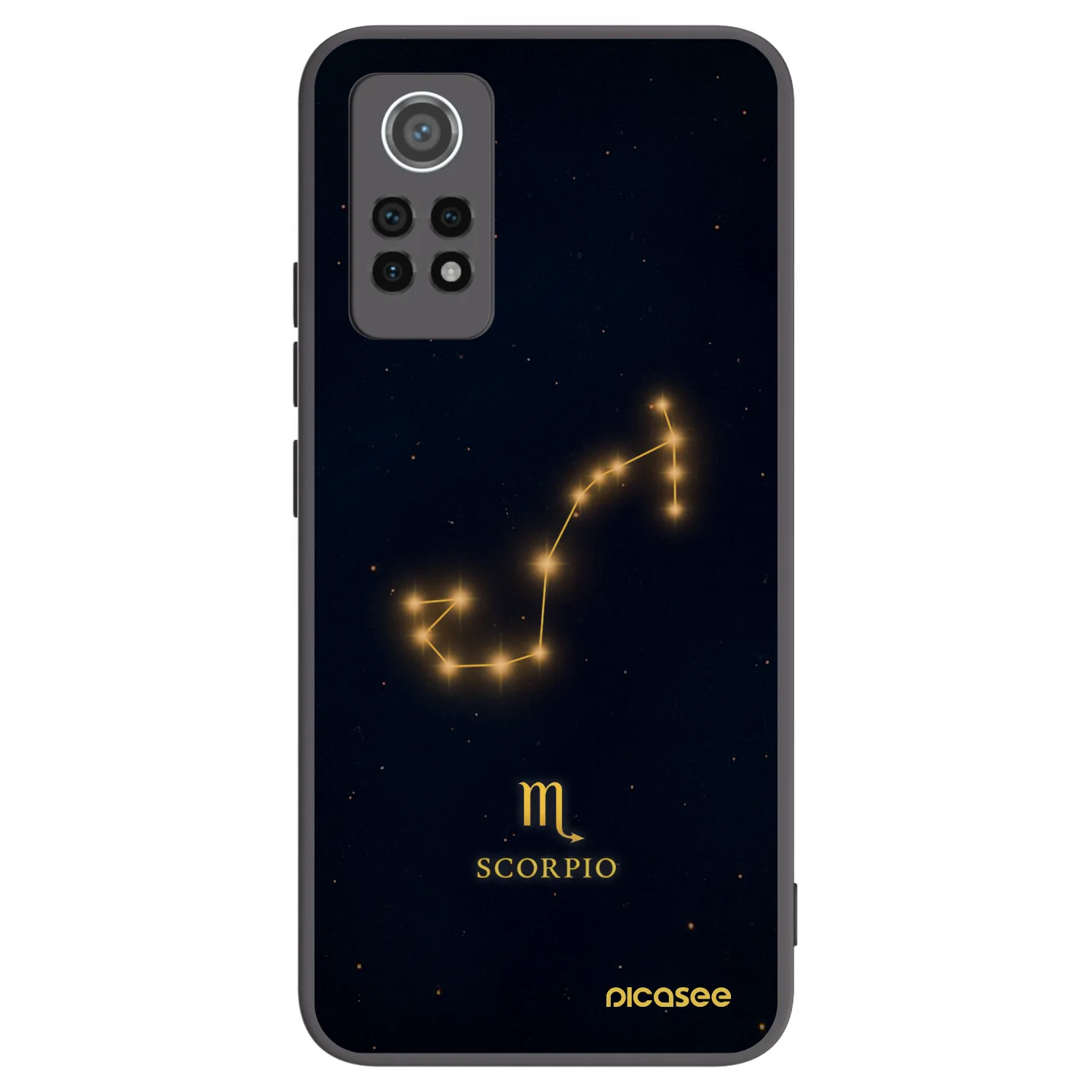 Picasee husă neagră din silicon pentru Xiaomi Redmi Note 12 Pro 4G - SCORPIO