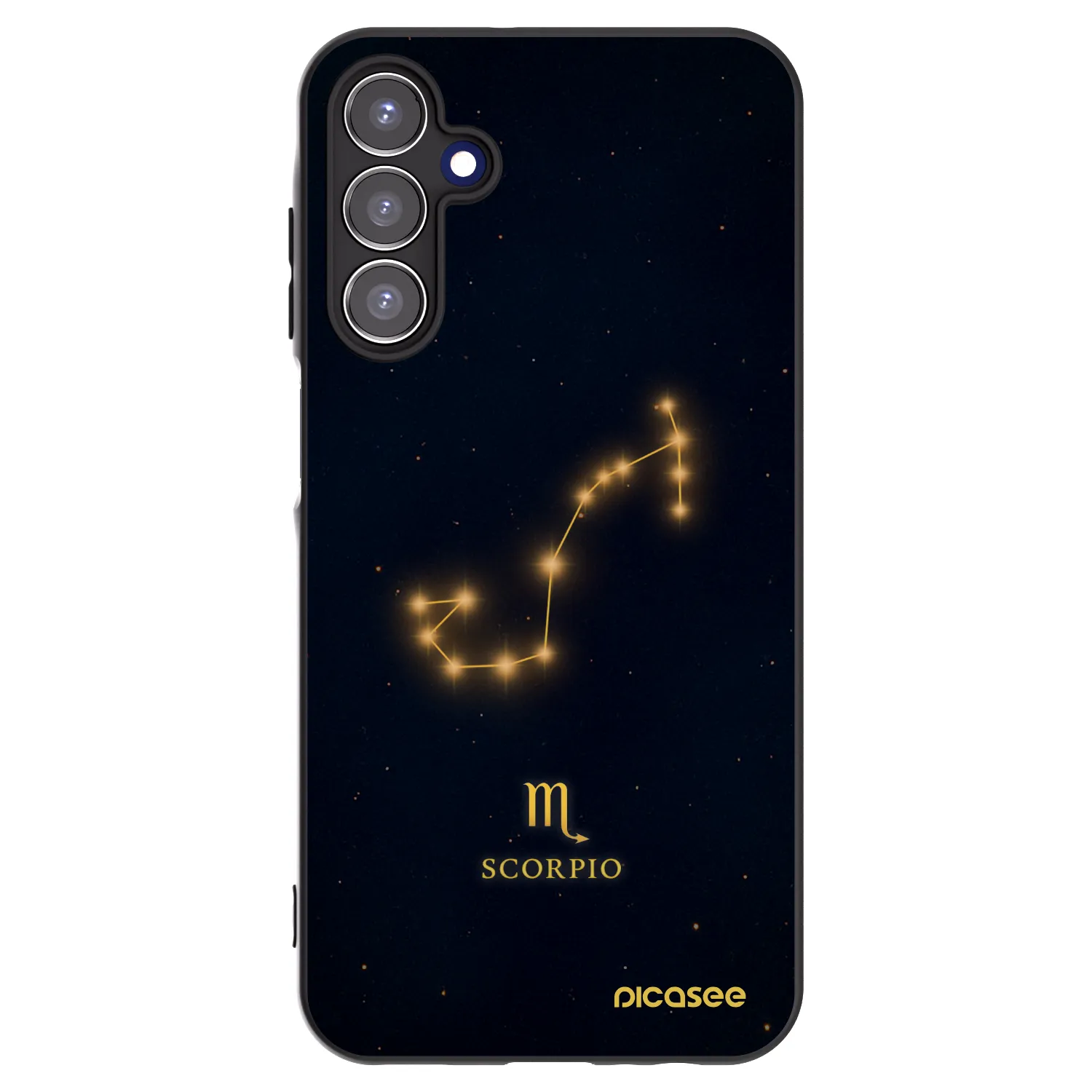 Picasee husă neagră din silicon pentru Samsung Galaxy A15 A155F 4G - SCORPIO