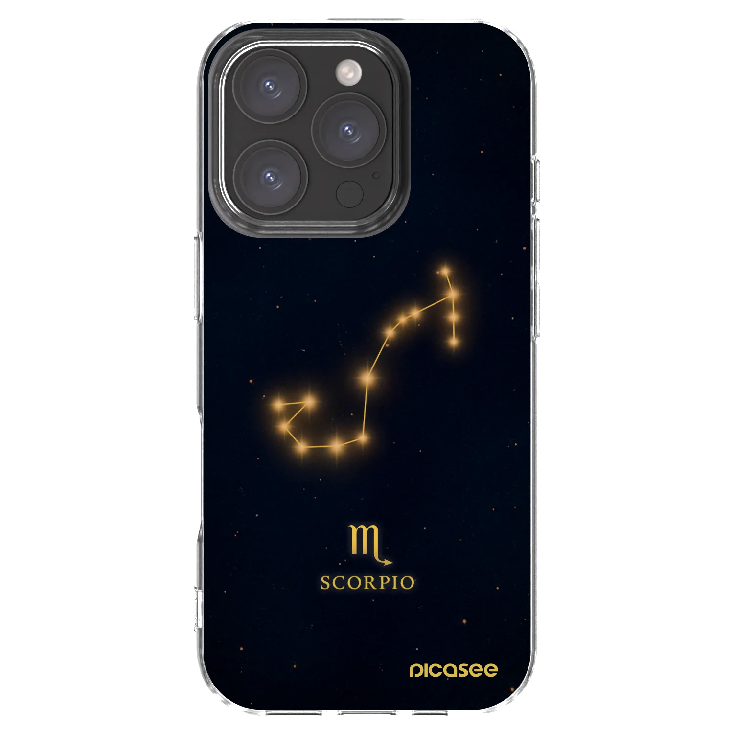 Picasee husă transparentă din silicon pentru Apple iPhone 16 Pro - SCORPIO