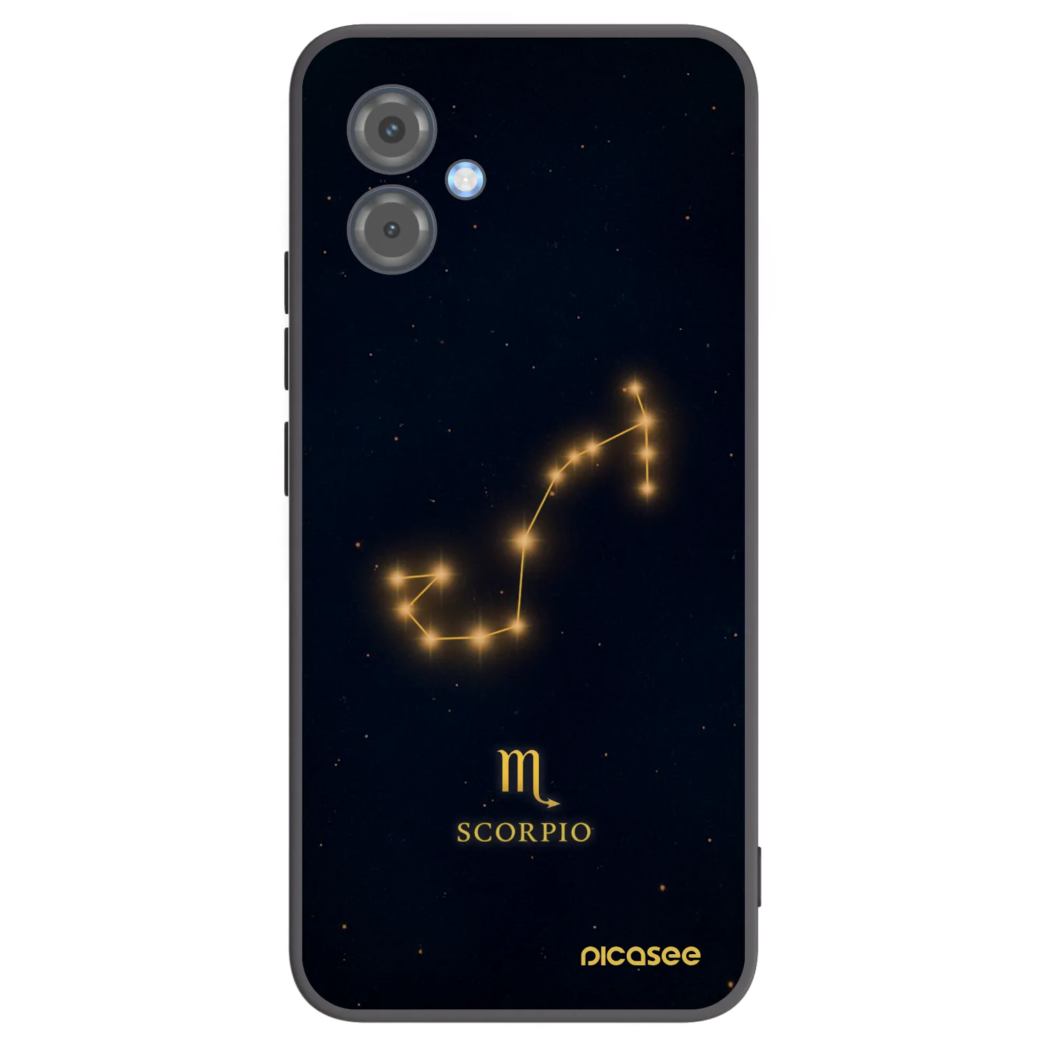 Picasee husă neagră din silicon pentru Motorola Moto G14 - SCORPIO
