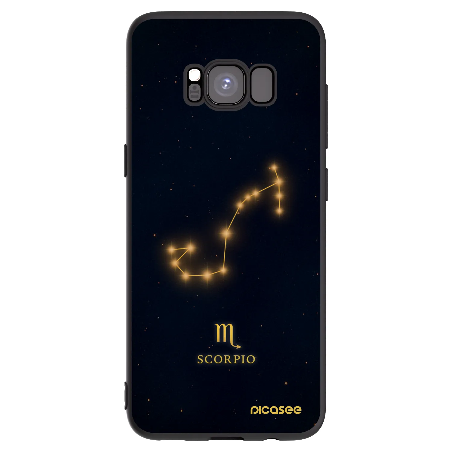 Picasee husă neagră din silicon pentru Samsung Galaxy S8 G950F - SCORPIO