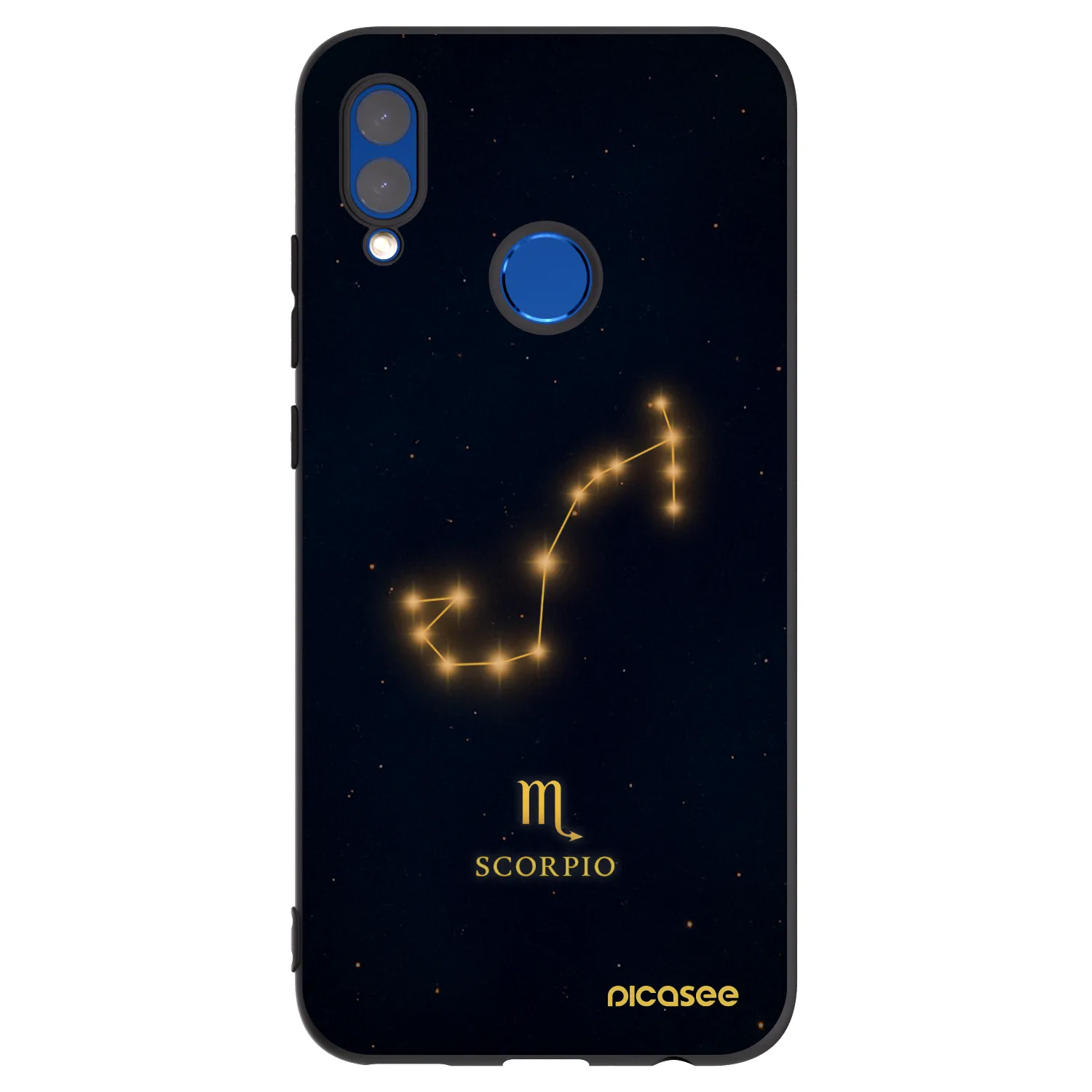 Picasee husă neagră din silicon pentru Honor 10 Lite - SCORPIO