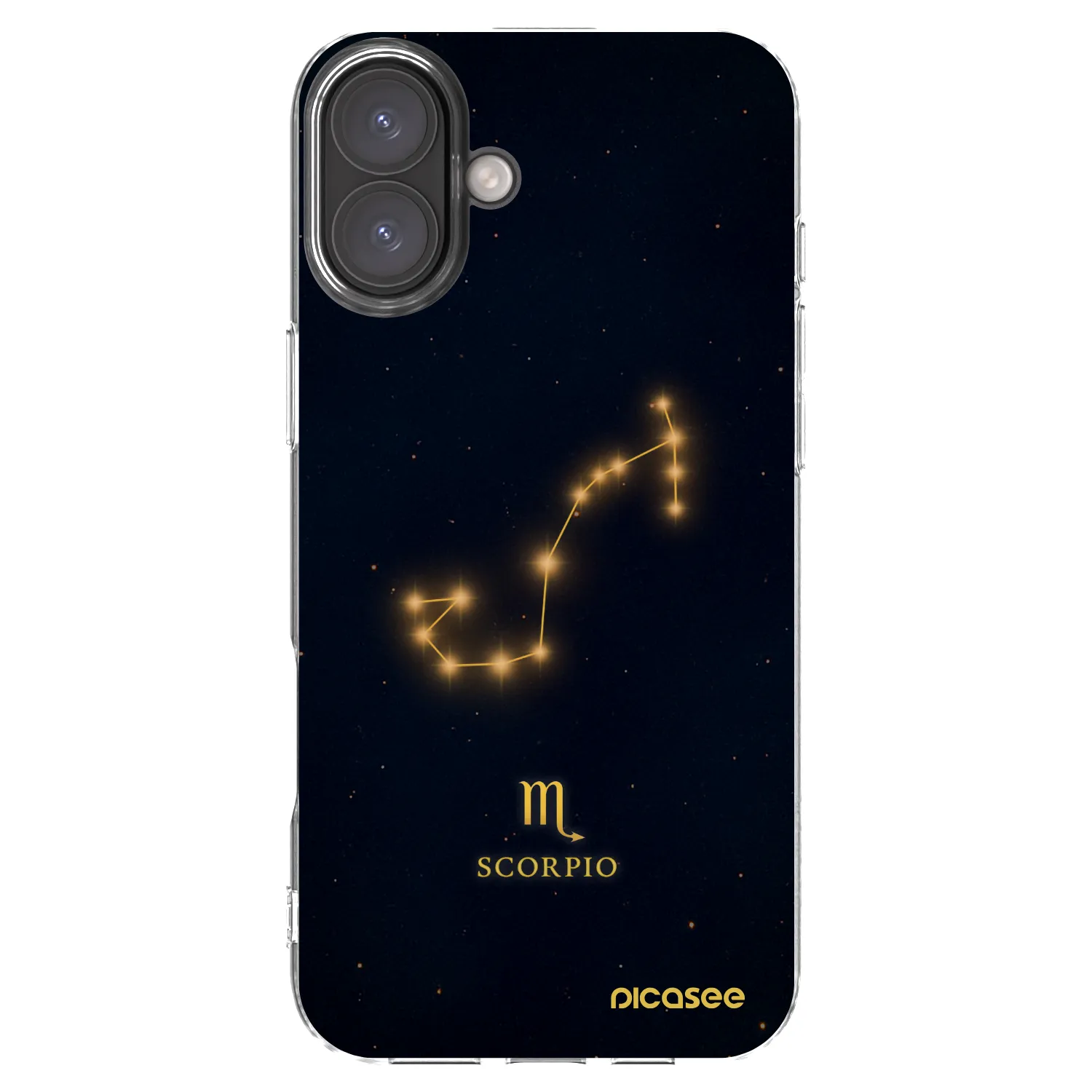 Picasee husă transparentă din silicon pentru Apple iPhone 16 Plus - SCORPIO