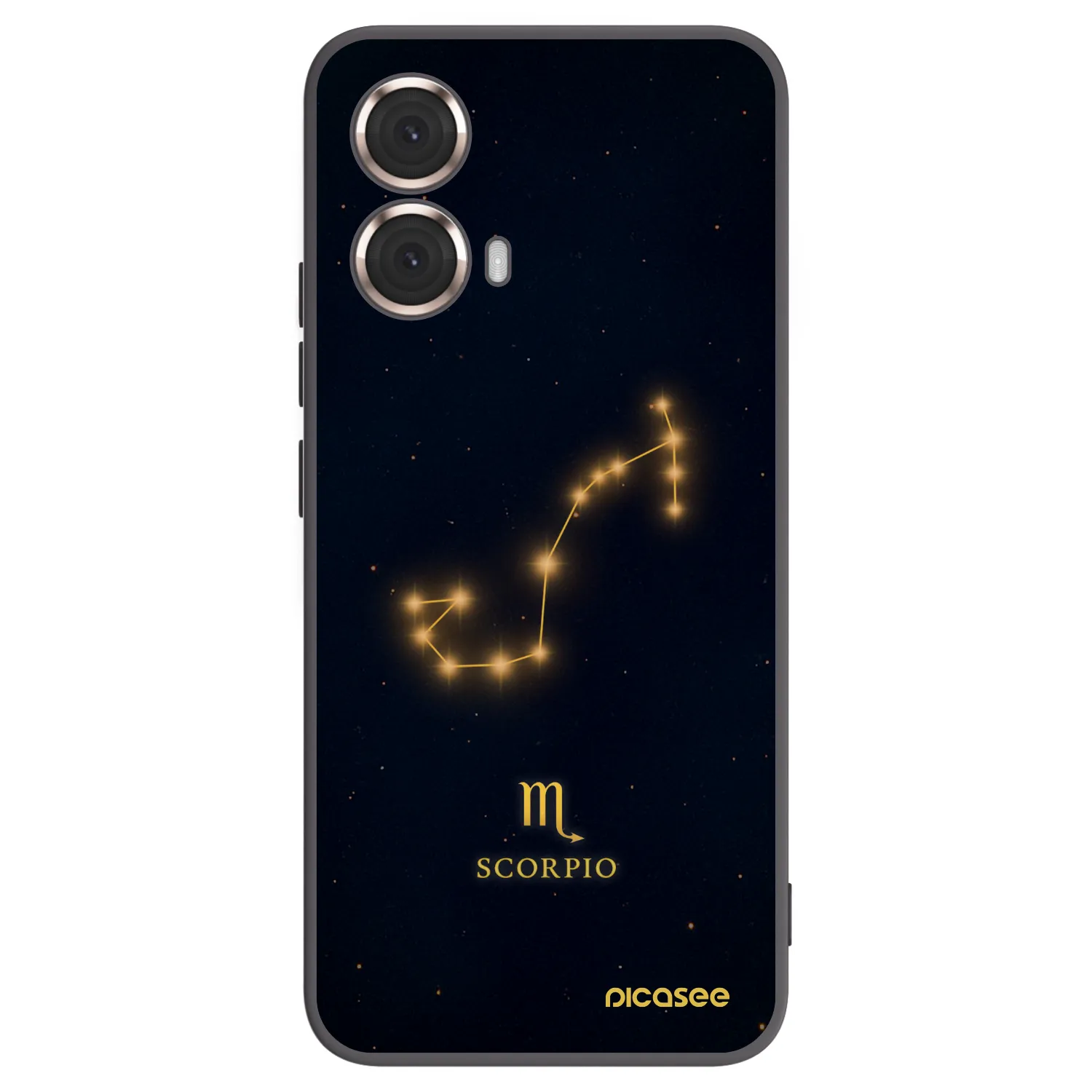 Picasee husă neagră din silicon pentru Motorola Moto G85 - SCORPIO