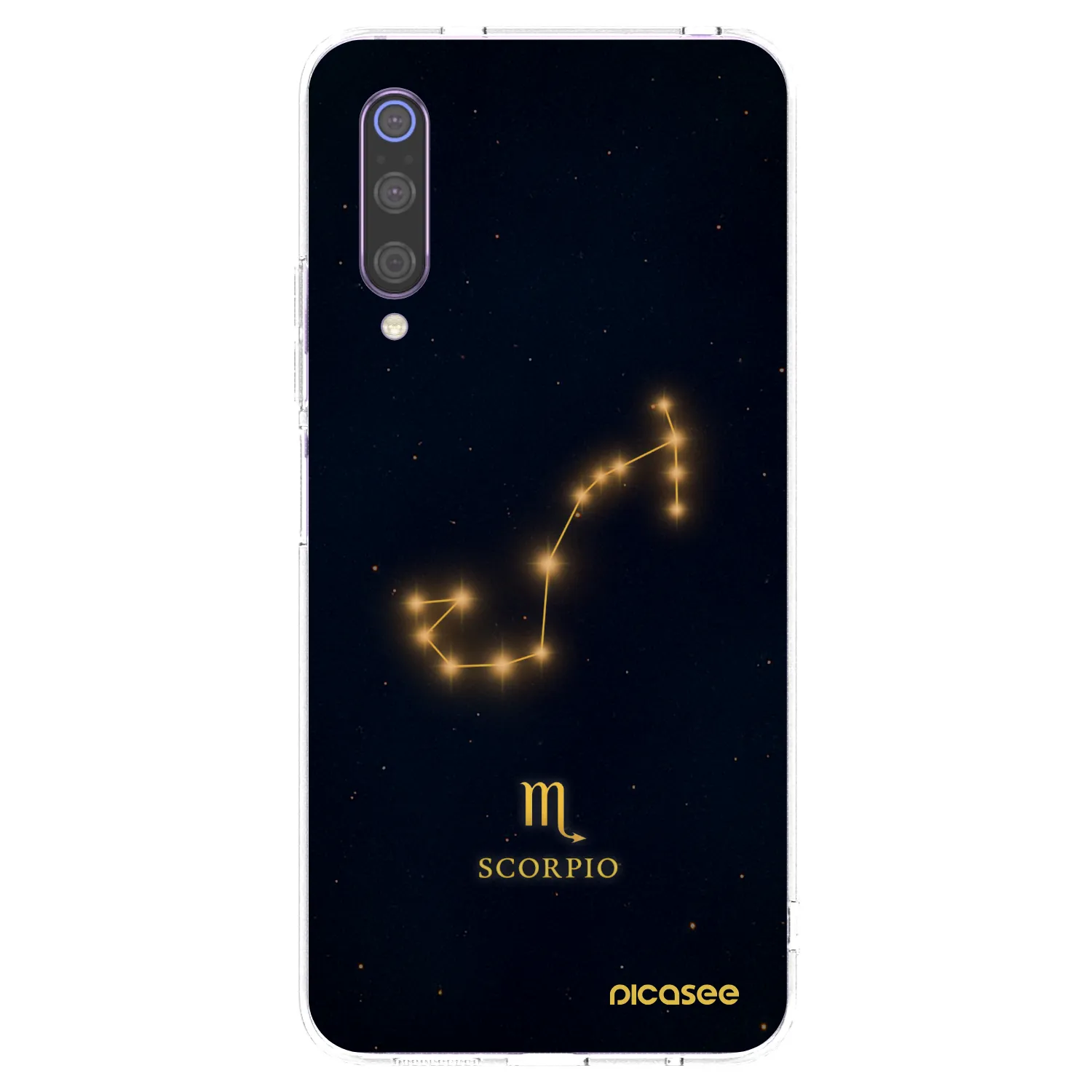 Picasee husă transparentă din silicon pentru Xiaomi Mi 9 - SCORPIO