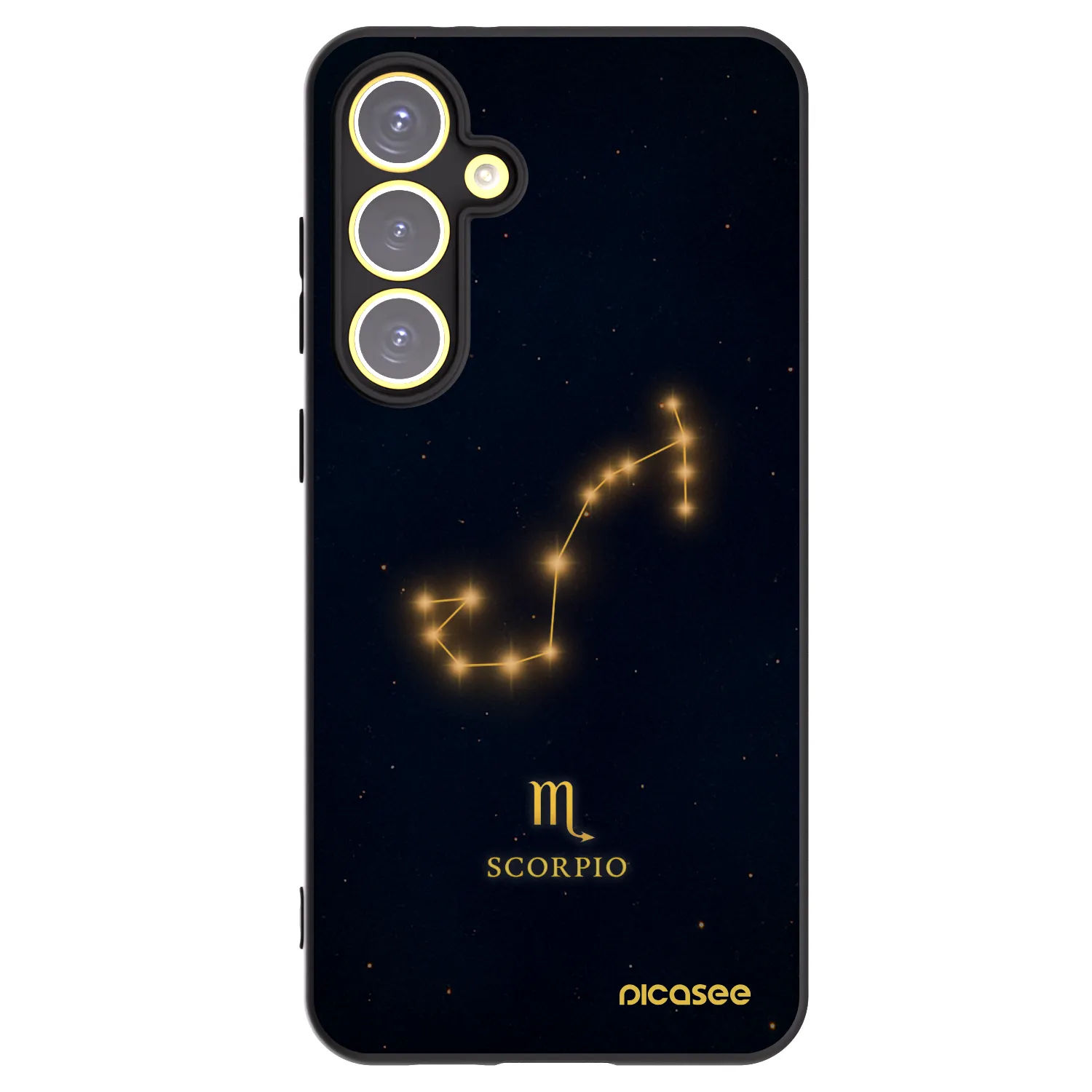 Picasee husă neagră din silicon pentru Samsung Galaxy S24 FE S721B - SCORPIO