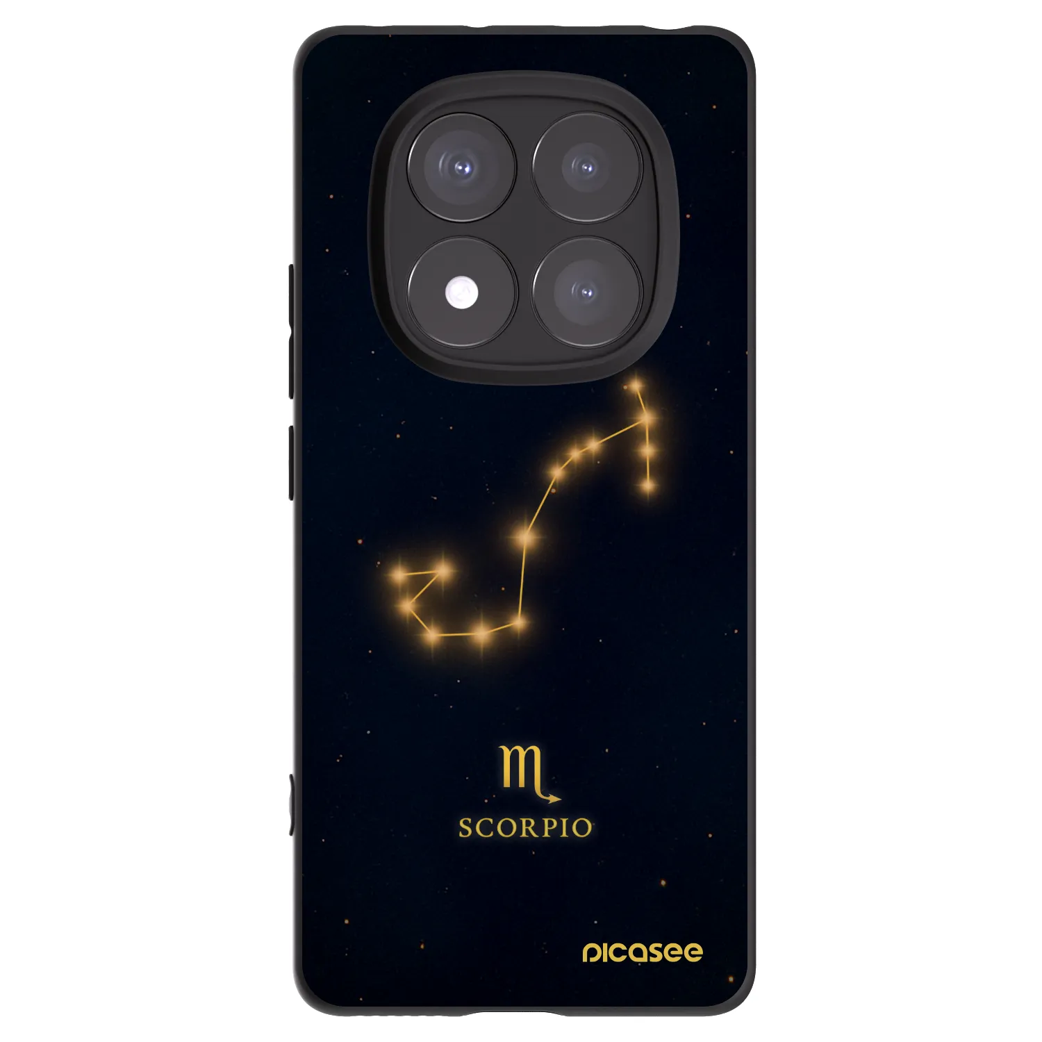 Picasee husă neagră din silicon pentru Xiaomi Redmi Note 14 Pro+ 5G - SCORPIO