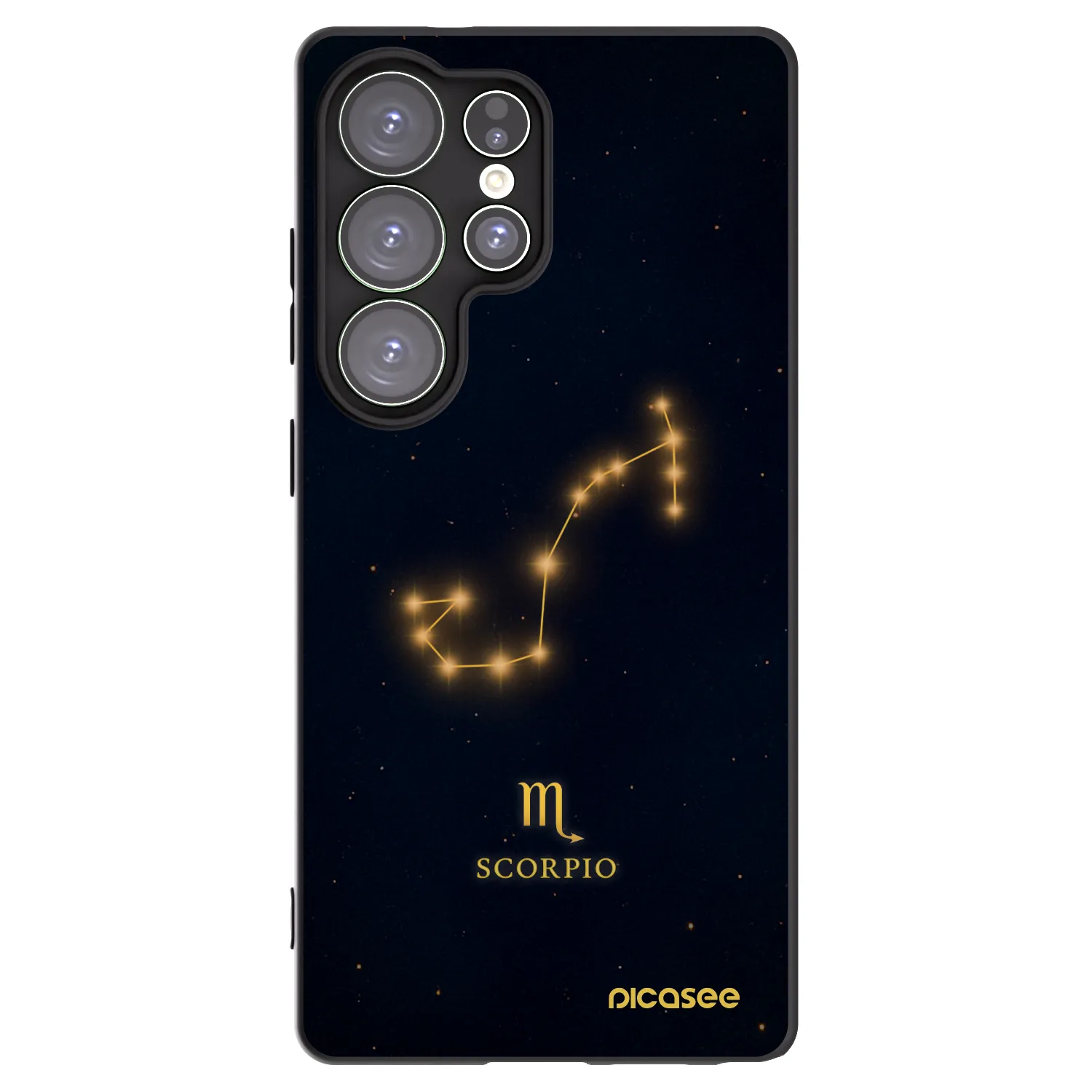 Picasee husă neagră din silicon pentru Samsung Galaxy S25 Ultra 5G - SCORPIO