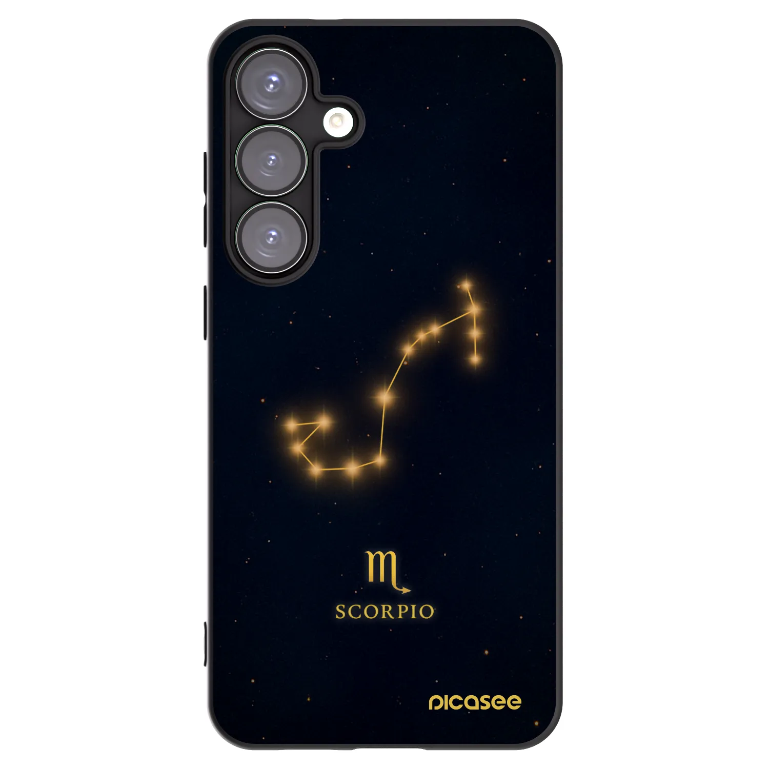 Picasee husă neagră din silicon pentru Samsung Galaxy S25+ 5G - SCORPIO