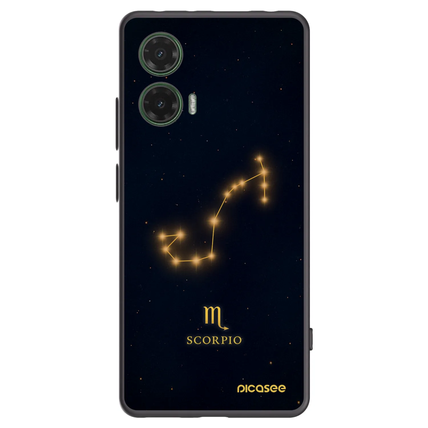 Picasee husă neagră din silicon pentru Motorola Moto G35 5G - SCORPIO