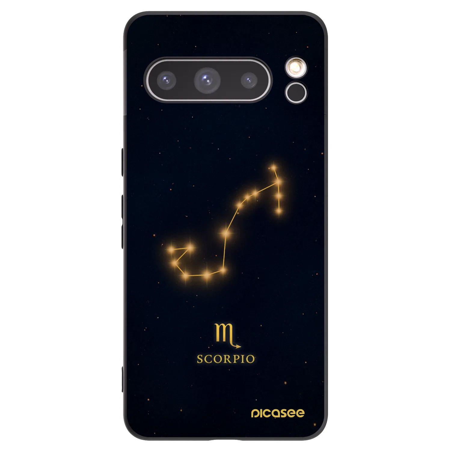 Picasee husă neagră din silicon pentru Google Pixel 8 Pro - SCORPIO