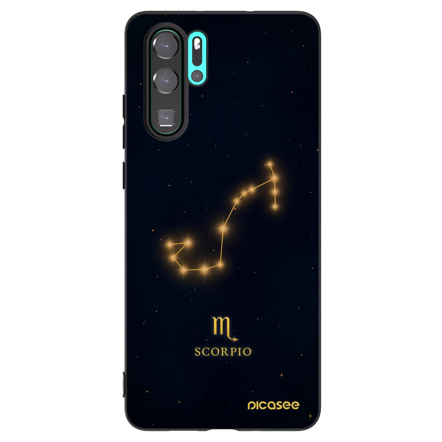 Picasee husă neagră din silicon pentru Huawei P30 Pro - SCORPIO