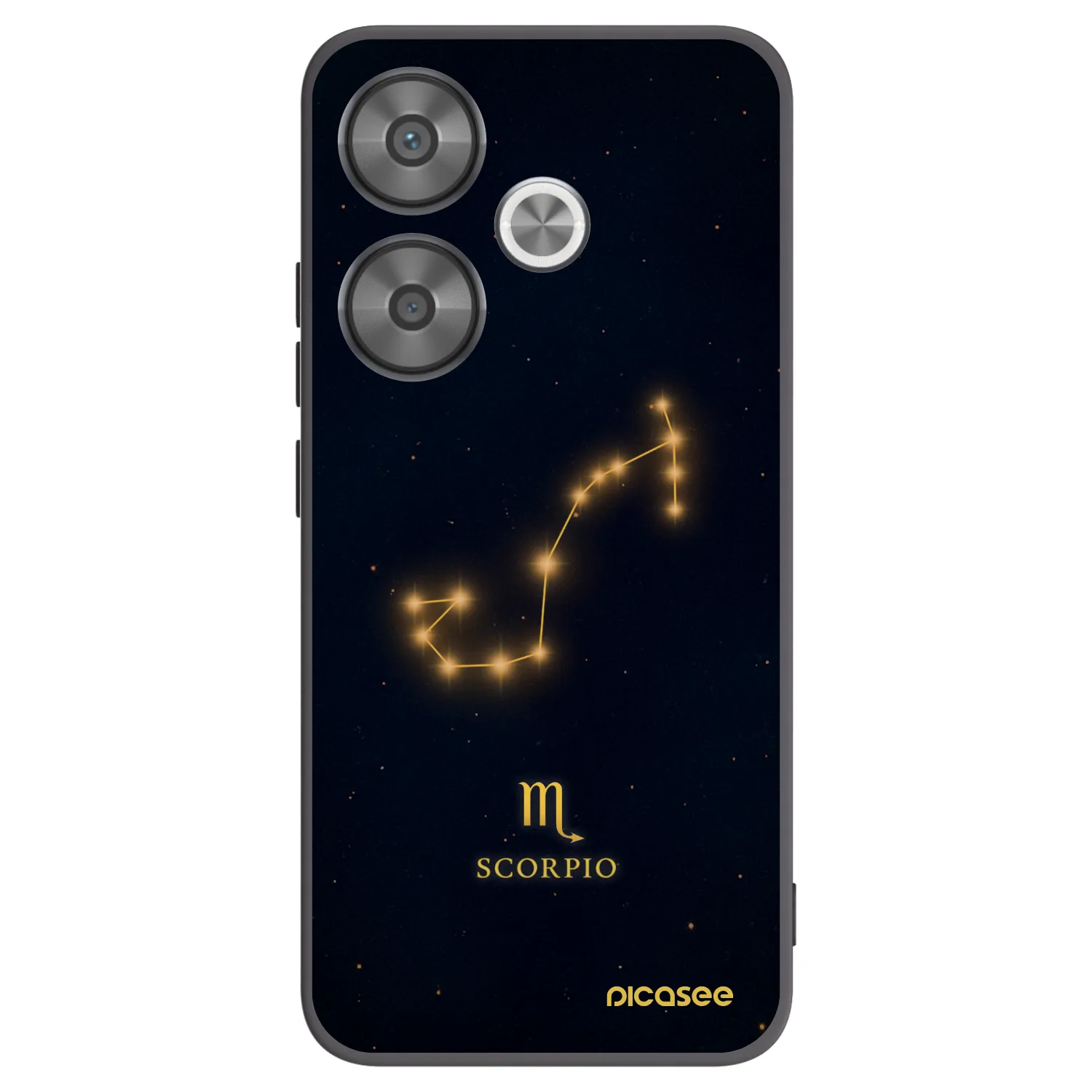 Picasee husă neagră din silicon pentru Xiaomi Poco F6 - SCORPIO