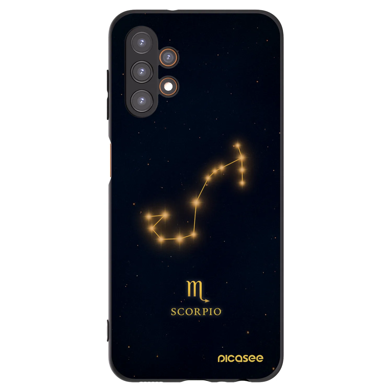 Picasee husă neagră din silicon pentru Samsung Galaxy A13 5G - SCORPIO