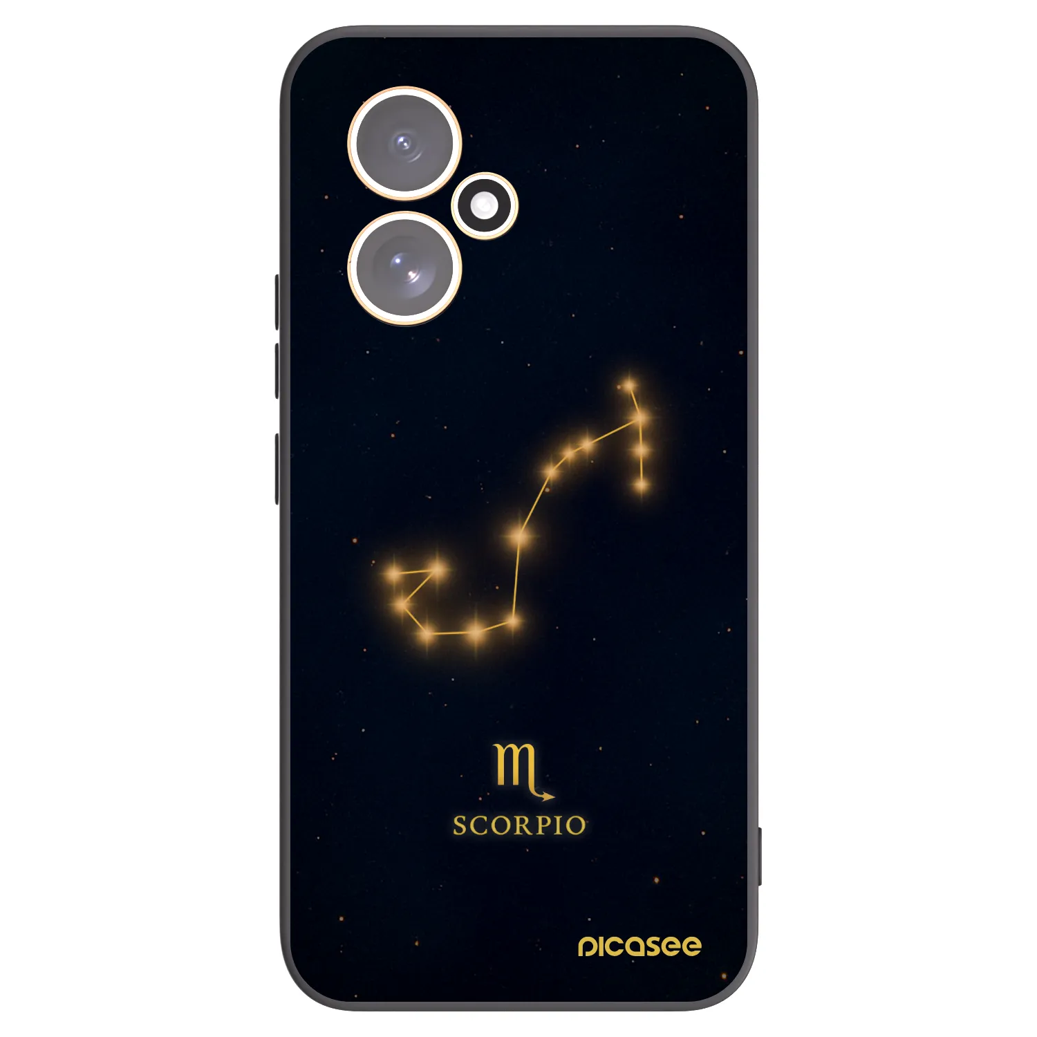 Picasee husă neagră din silicon pentru Honor 400 5G - SCORPIO
