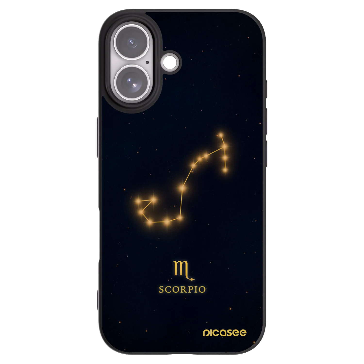 Picasee husă neagră din silicon pentru Apple iPhone 17 - SCORPIO