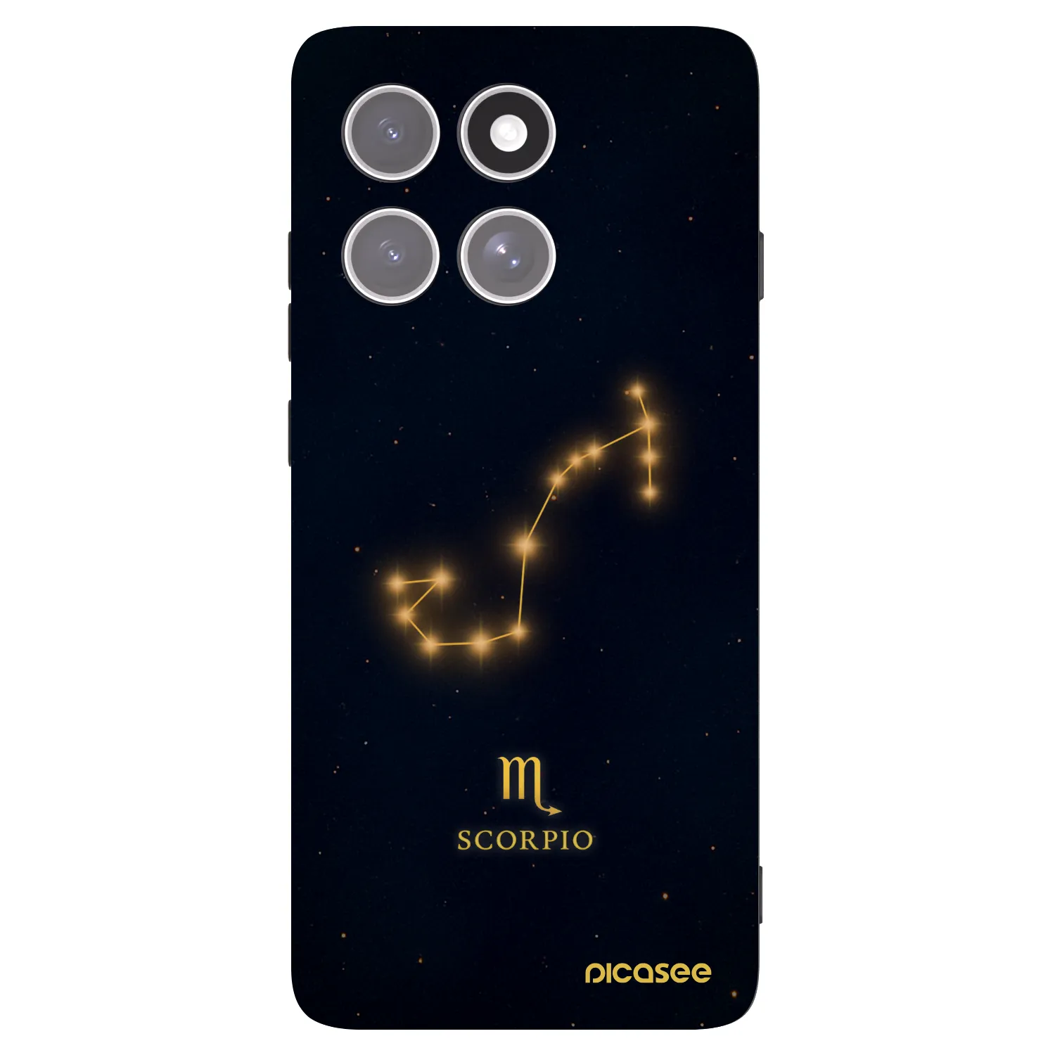 Picasee husă neagră din silicon pentru Motorola Edge 60 Pro - SCORPIO