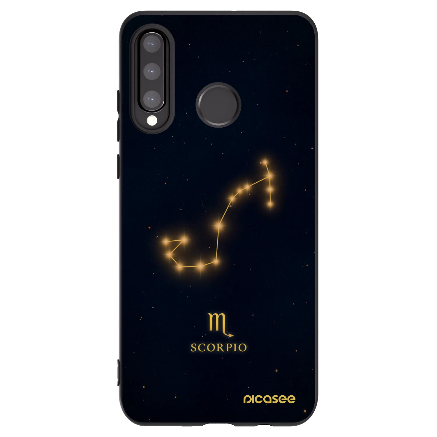 Picasee husă neagră din silicon pentru Huawei P30 Lite - SCORPIO