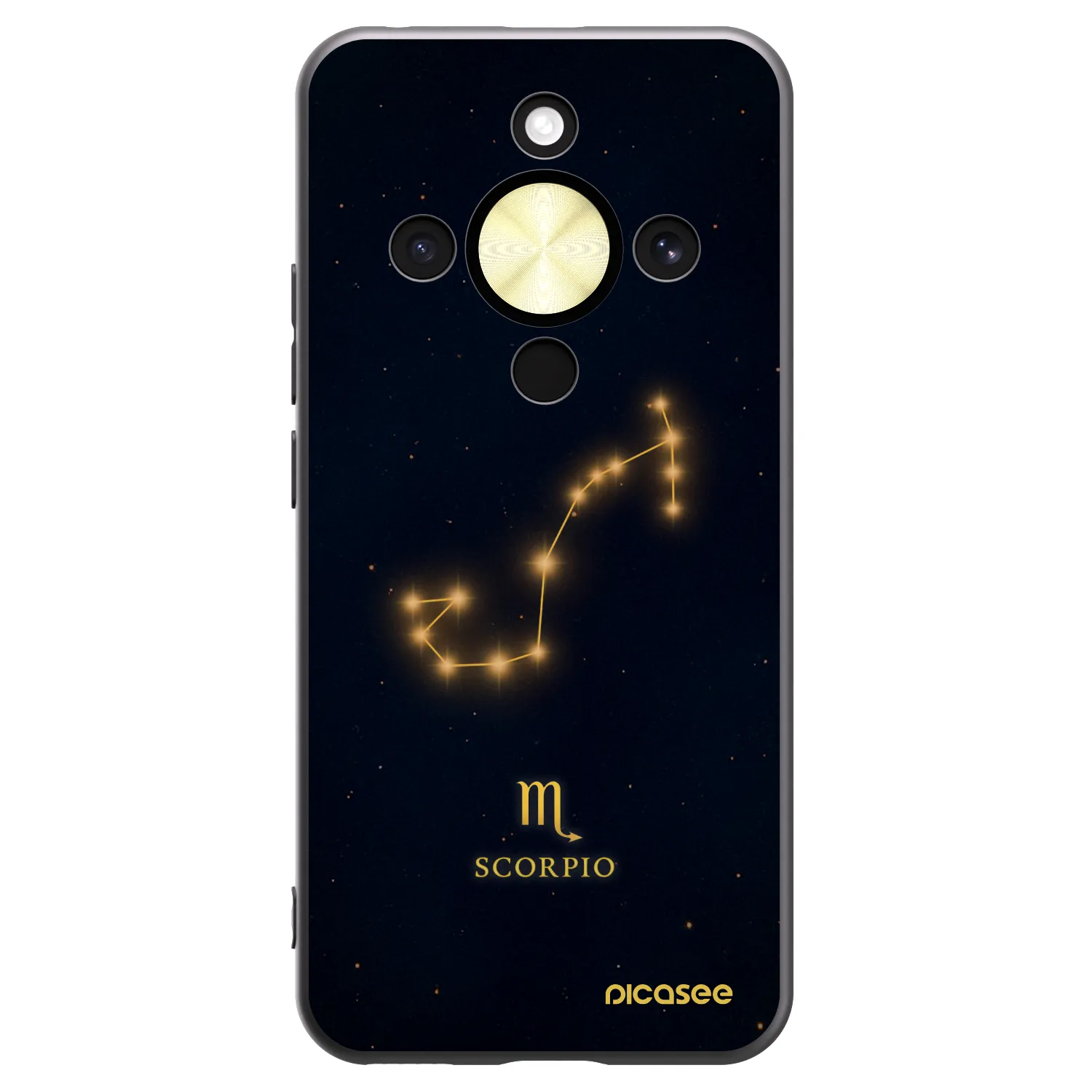 Picasee husă neagră din silicon pentru Honor Magic8 Lite 5G - SCORPIO