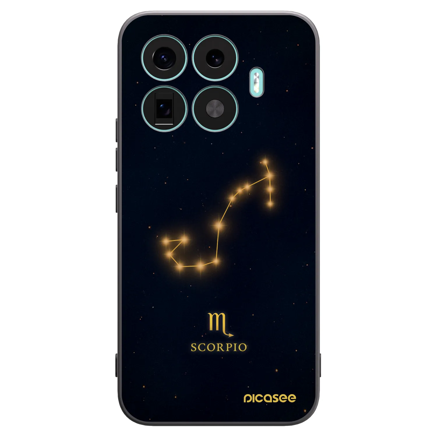 Picasee husă neagră din silicon pentru Xiaomi 17T Pro - SCORPIO
