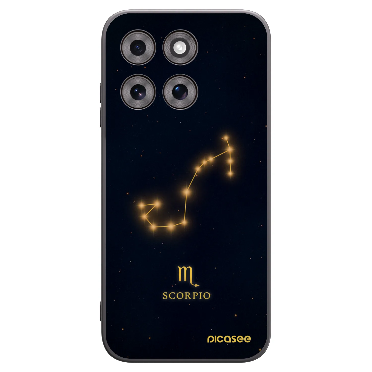 Picasee husă neagră din silicon pentru Motorola Moto G77 - SCORPIO