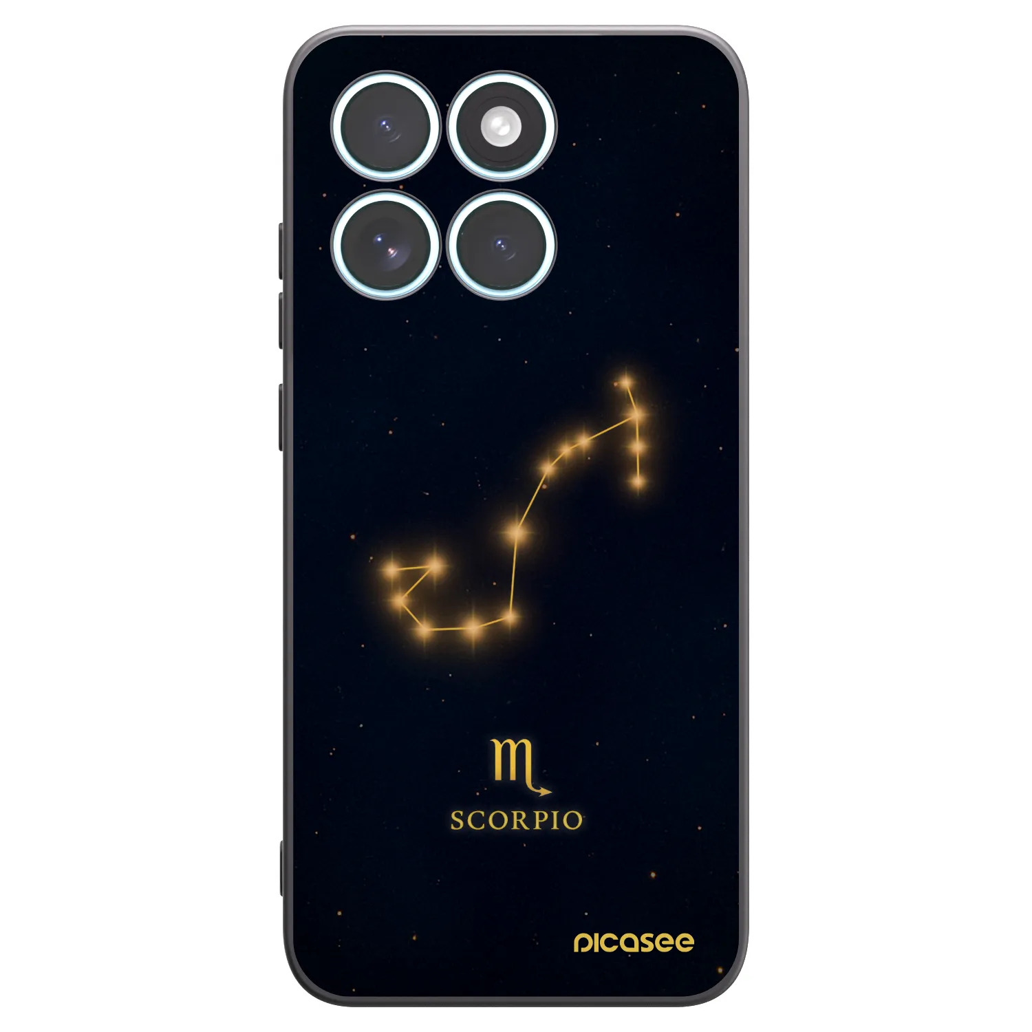 Picasee husă neagră din silicon pentru Motorola Edge 70 Fusion - SCORPIO