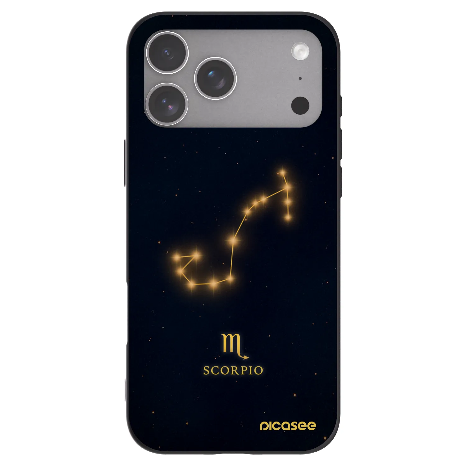 Picasee husă neagră din silicon pentru Apple iPhone 18 Pro Max - SCORPIO