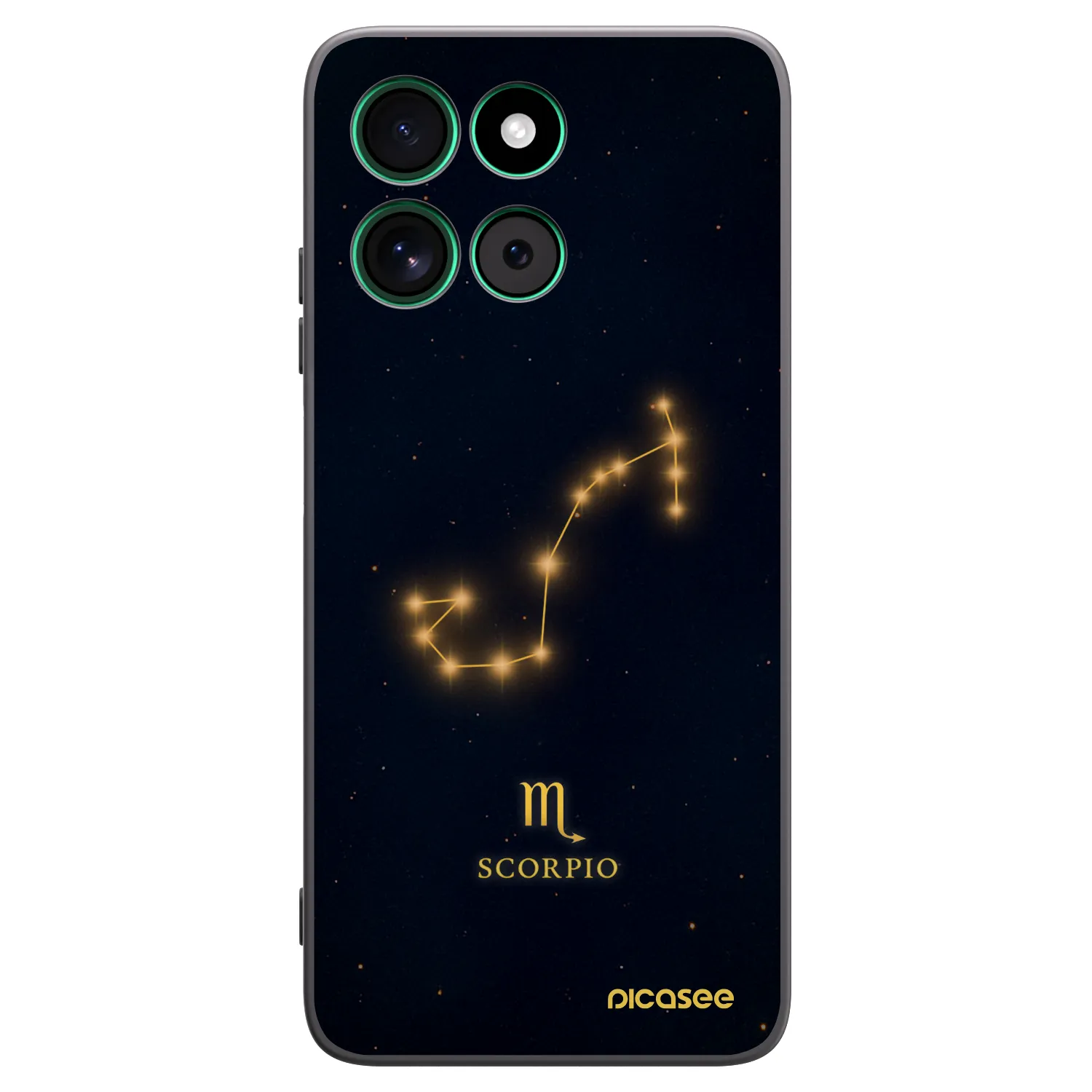 Picasee husă neagră din silicon pentru Motorola Moto G57 Power - SCORPIO