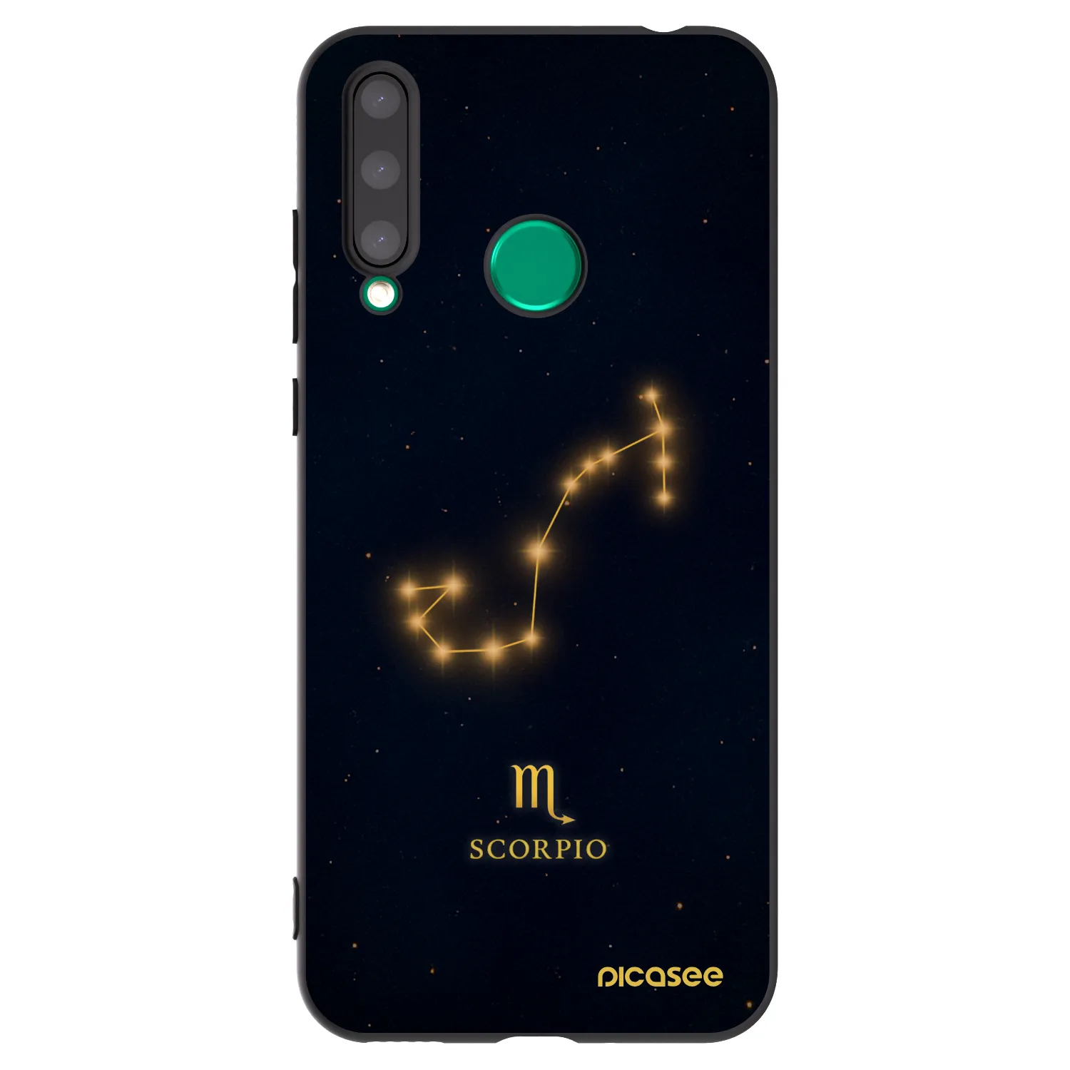 Picasee husă neagră din silicon pentru Honor 20 Lite - SCORPIO
