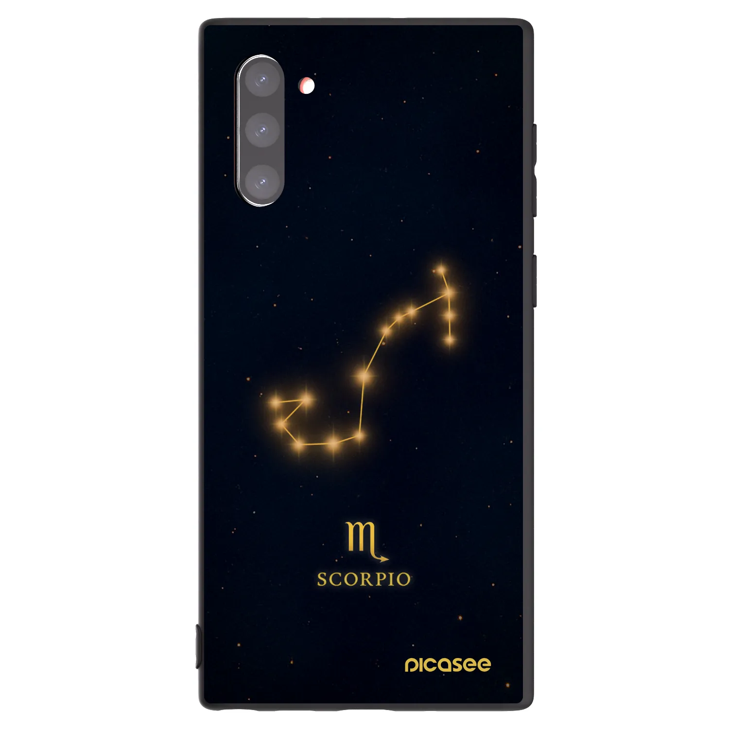 Picasee husă neagră din silicon pentru Samsung Galaxy Note 10 N970F - SCORPIO