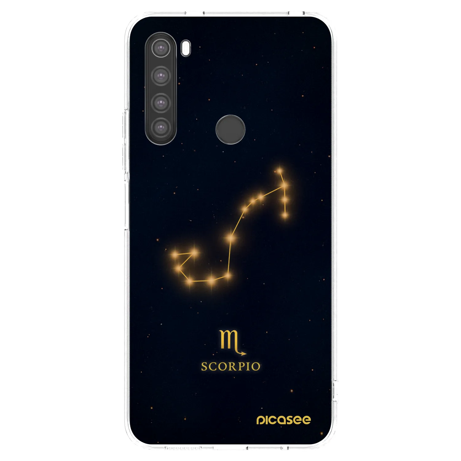 Picasee husă transparentă din silicon pentru Xiaomi Redmi Note 8 - SCORPIO