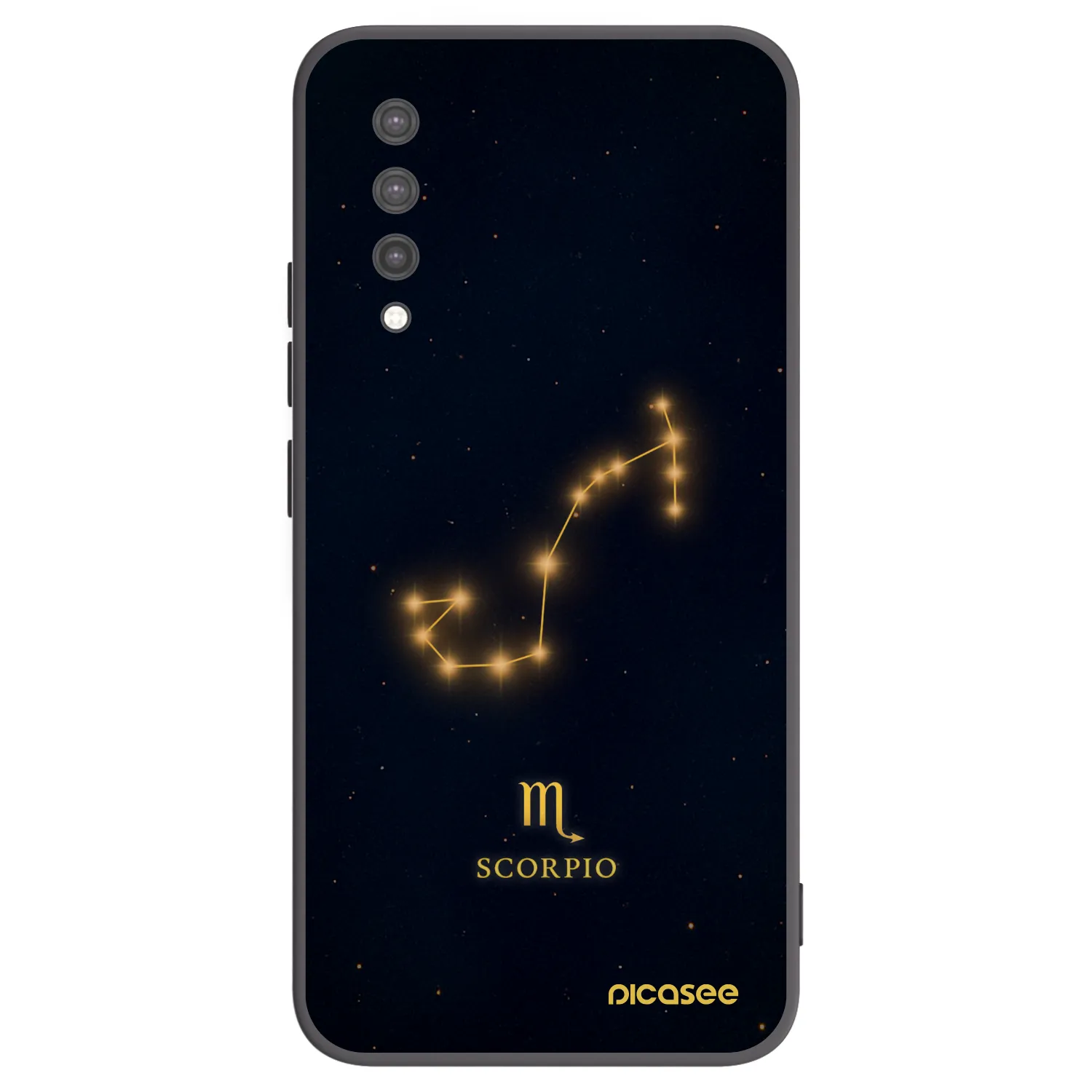 Picasee husă neagră din silicon pentru Xiaomi Mi 9 Lite - SCORPIO