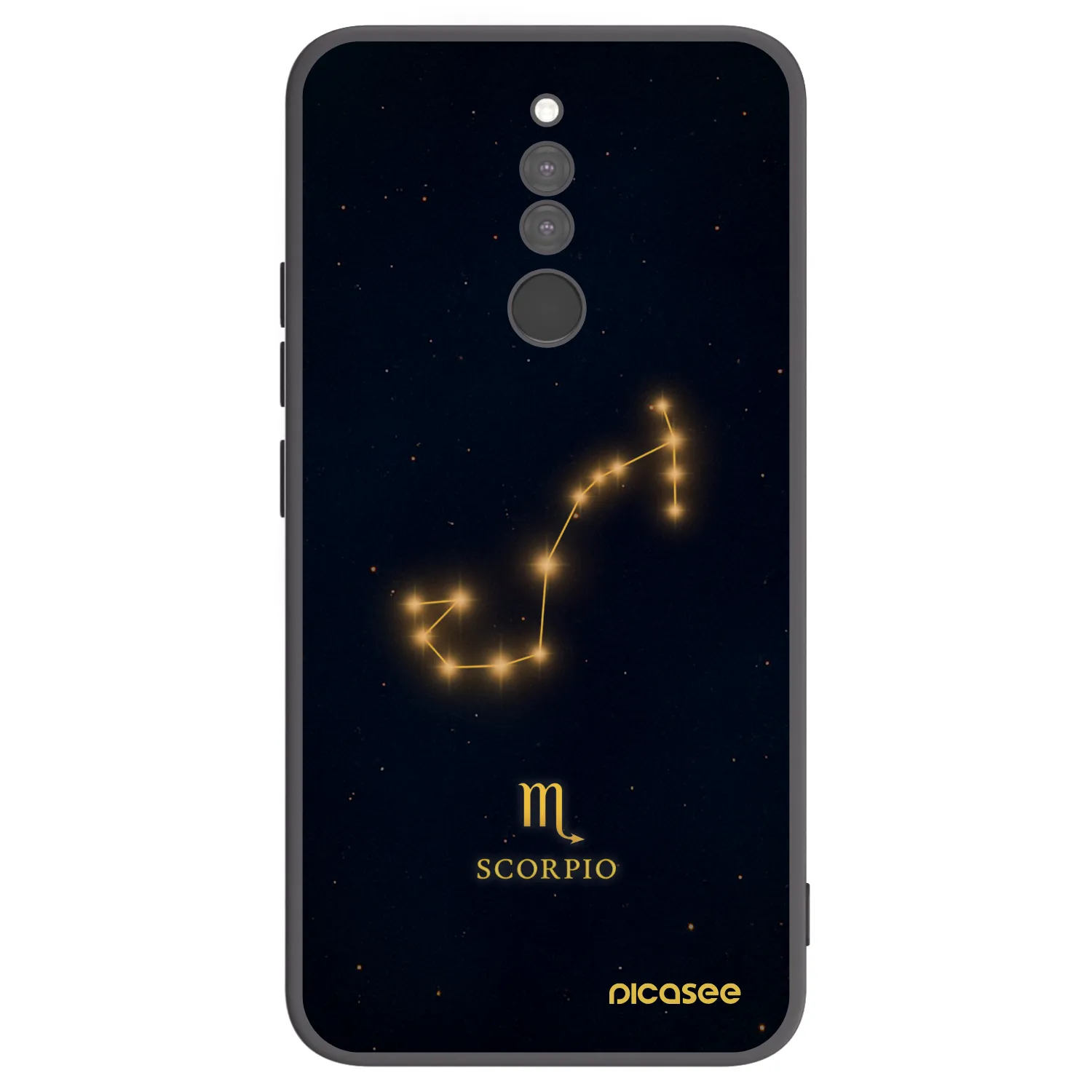 Picasee husă neagră din silicon pentru Xiaomi Redmi 8 - SCORPIO